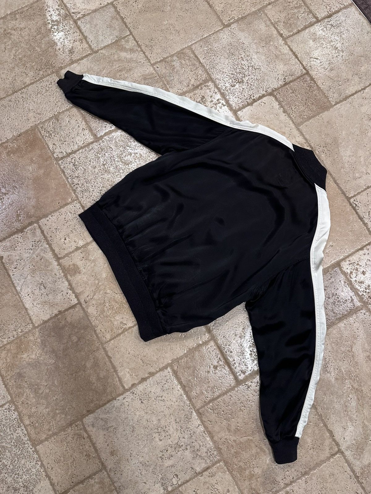 Japanese Brand Visvim Douglas Jkt SS21 Satin Black Zip Souvenir Jacket Size US XL / EU 56 / 4 - 11 Thumbnail