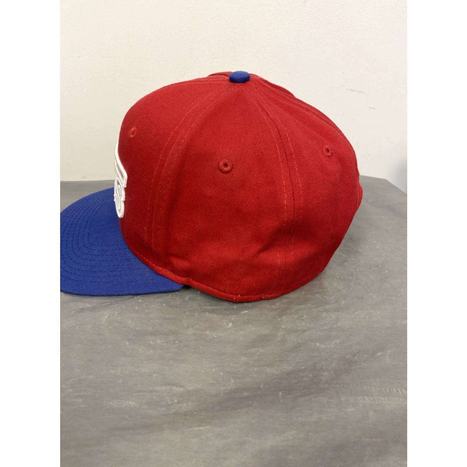 Vans VANS Off The Wall Men Hat Cap Snap Back Red Blue 814 Size ONE SIZE - 5 Thumbnail