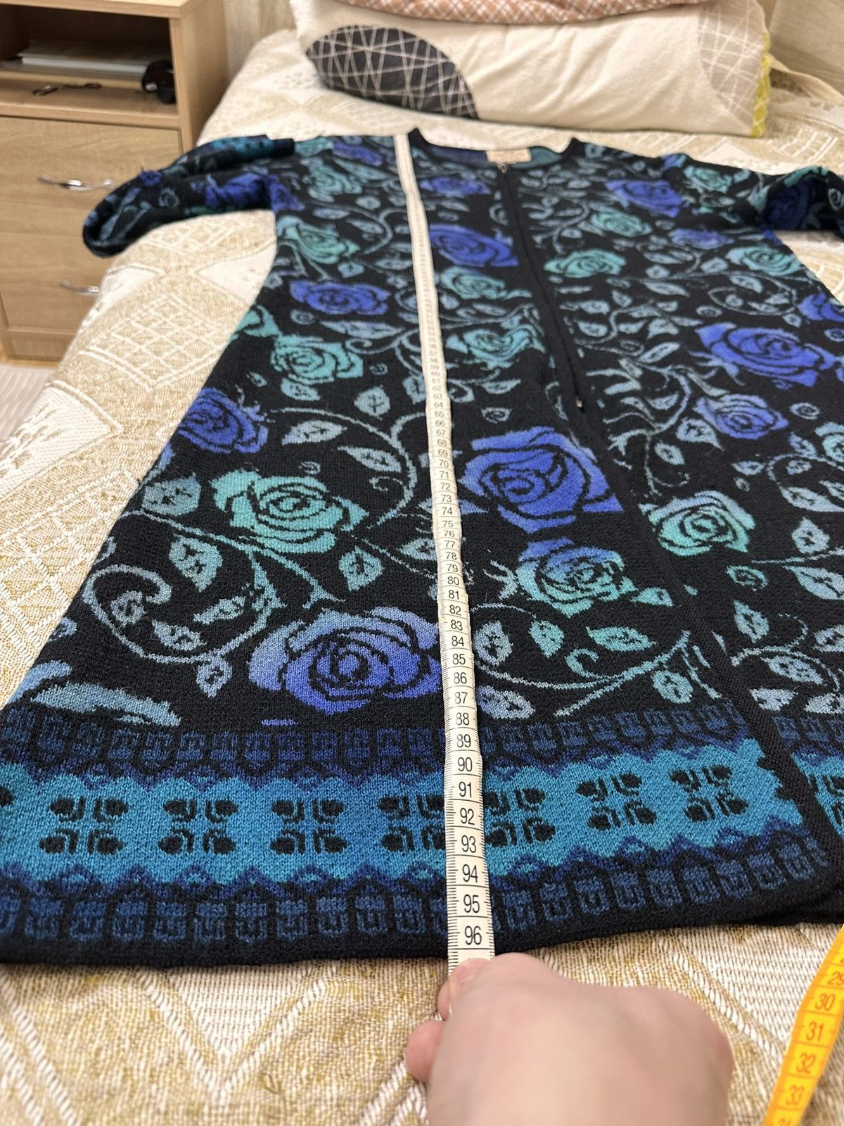 Vintage 🔥 Spirit Of The Andes Baby Alpaca Cardigan Sweater Oleana Size M / US 6-8 / IT 42-44 - 10 Thumbnail