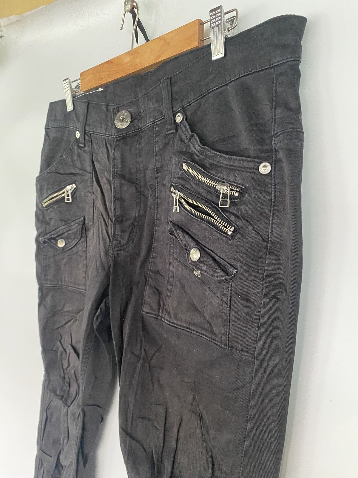 Cowboy Equipment × Lee LEE Cowboy Zipper Black Pants Size US 36 / EU 52 - 6 Thumbnail