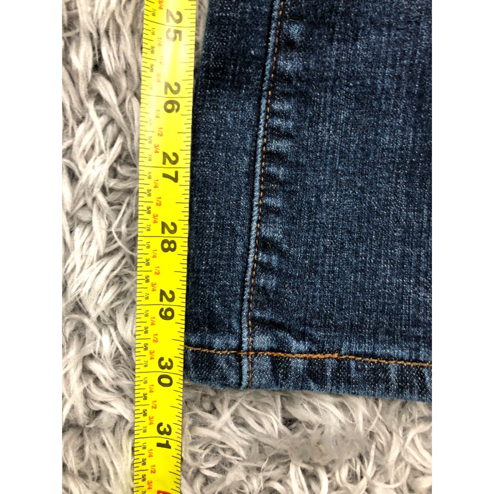 Levi's Levi's 515 Jeans Regular 16 Womens Bootcut Blue Denim 31 Inseam Medium Wash Capacity: 5-Pocket Size 38" / US 16 / IT 52 - 3 Thumbnail
