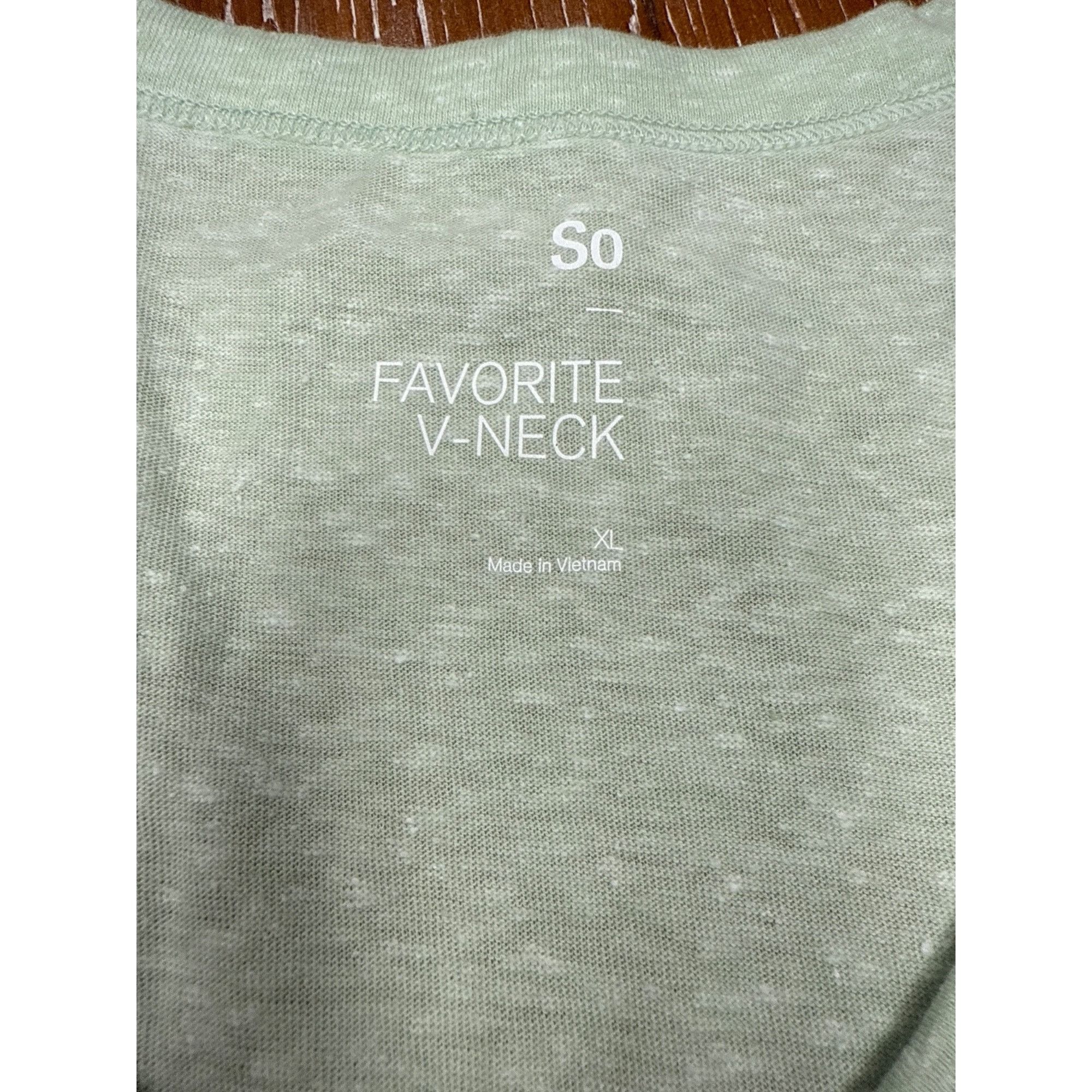 Other So Favorite V-Neck Soft Heather Tee Relaxed Fit Womens Casua Size XL / US 12-14 / IT 48-50 - 3 Thumbnail