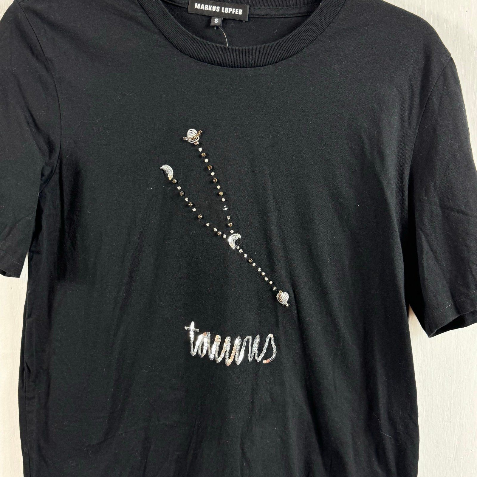 Markus Lupfer Markus Lupfer zodiac tees Taurus rhinestone embellished. Size S / US 4 / IT 40 - 2 Thumbnail