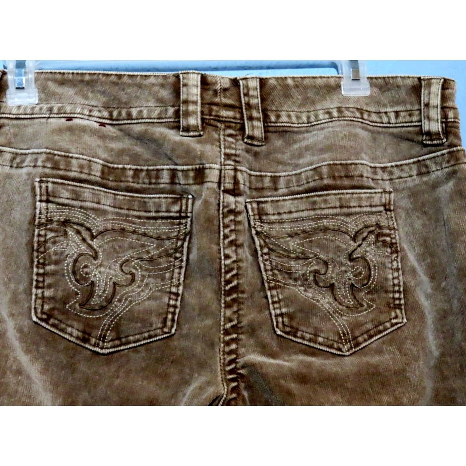 Vintage VINTAGE Gitano Corduroy Pants Women 18W Brown 38x29 Tapered Inseam 29" Size 40" / US 18 - 6 Thumbnail