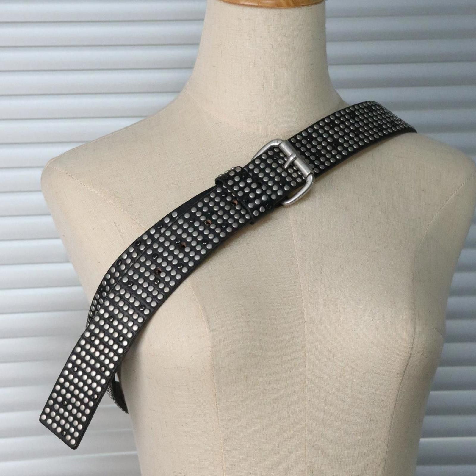 LIEBESKIND BERLIN Liebeskind Deadstock Hand Made Studded Pin Buckle Belt Size ONE SIZE - 1 Thumbnail