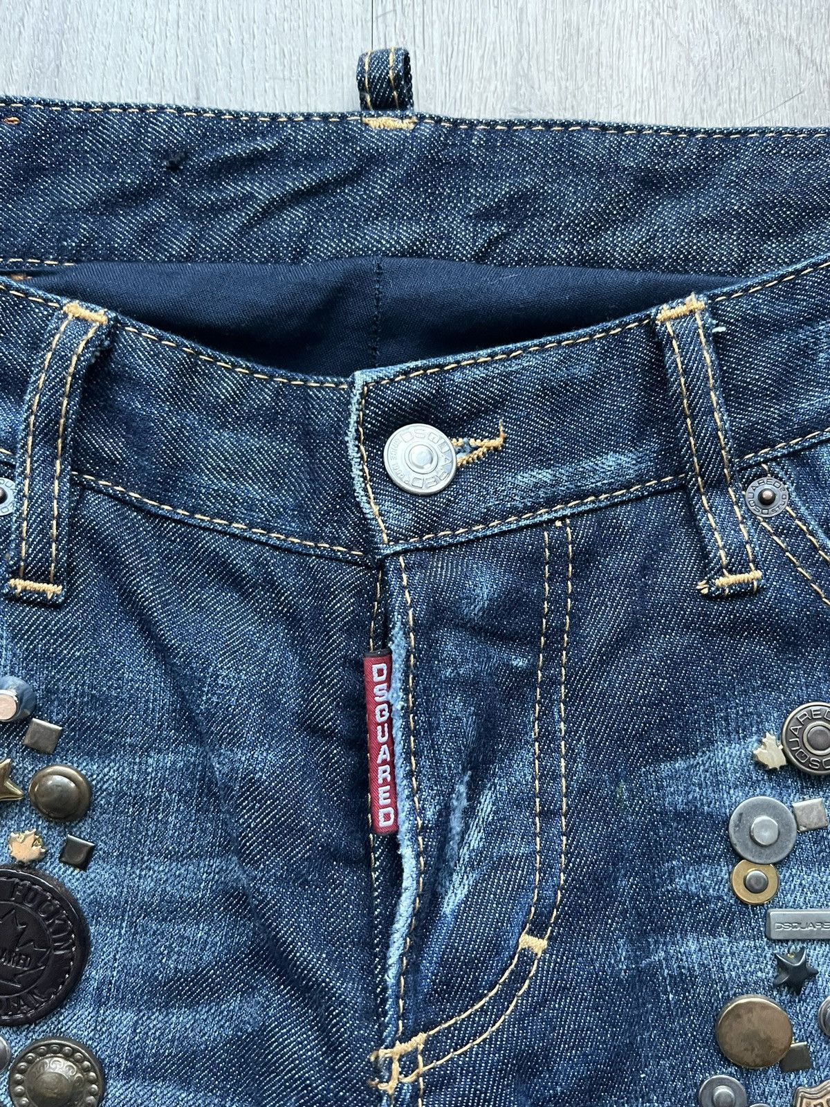 Dsquared2 Dsquared2 FW 12/13 pin studded jeans Size US 30 / EU 46 - 4 Thumbnail