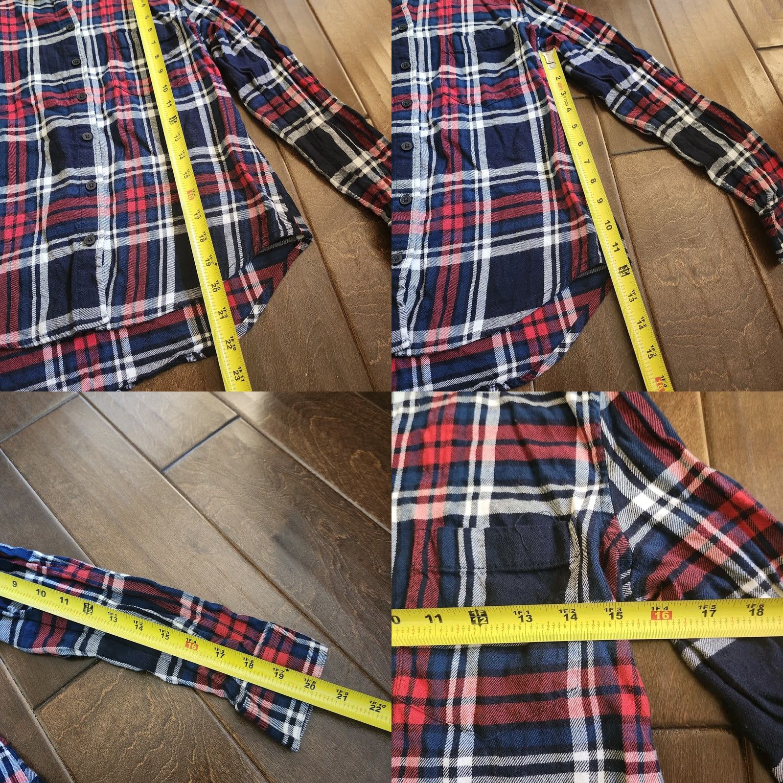 Joe Boxer Joe Boxer Men's Plaid Flannel Button Shirt - Size S - Multicolor, Long Sleeve, Casual, 90s Theme, Regular Fit, Machine Washable Size US S / EU 44-46 / 1 - 8 Thumbnail