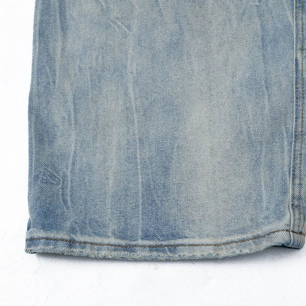 Vintage Men's loose stitching punk washed distressed scimitar jeans Size US 32 / EU 48 - 3 Thumbnail