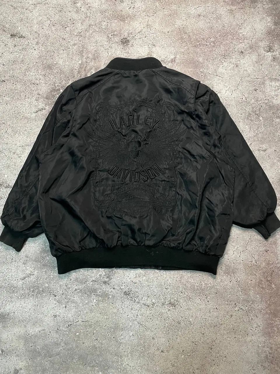 Harley Davidson Harley Davidson Vintage Big Back Embroidered Logo Size US XL / EU 56 / 4 - 2 Thumbnail