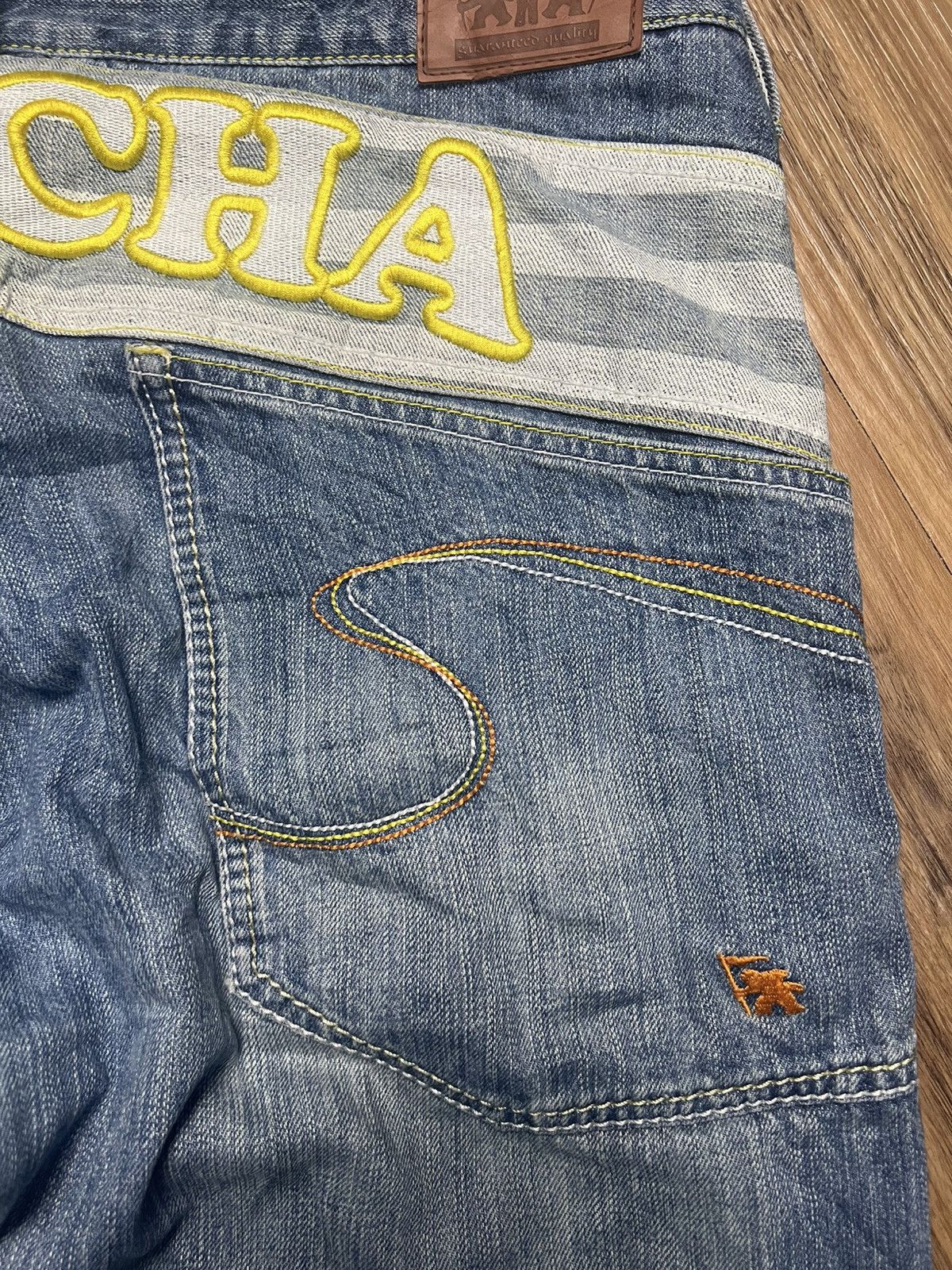 Gotcha GOTCHA Vintage Surfwear Denim Jeans Wide Leg Blue XXL (42) Size US 39 - 15 Thumbnail