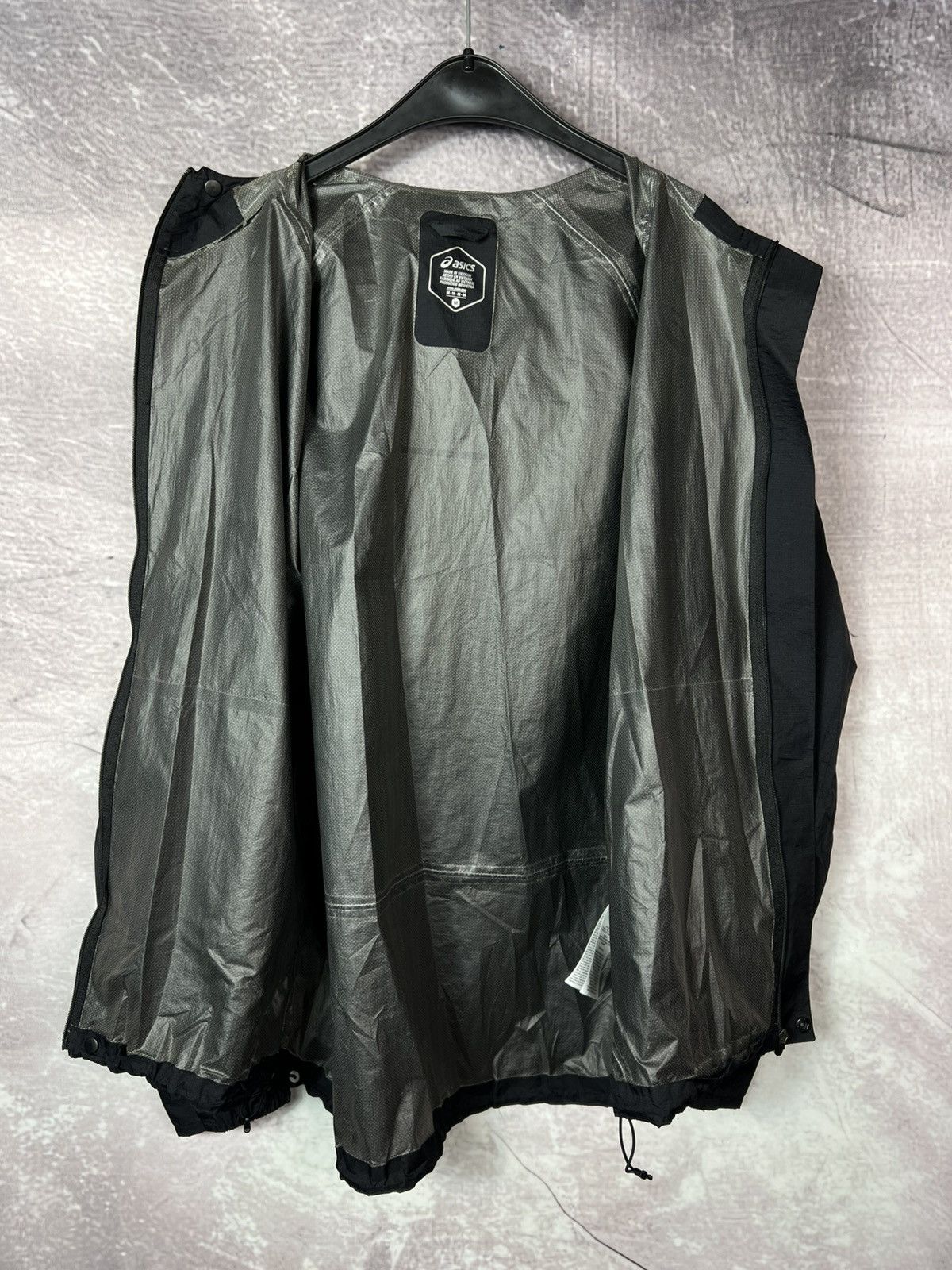 Asics Asics Black Tech Shell Running Jacket Gorpcore Style Size US M / EU 48-50 / 2 - 5 Thumbnail