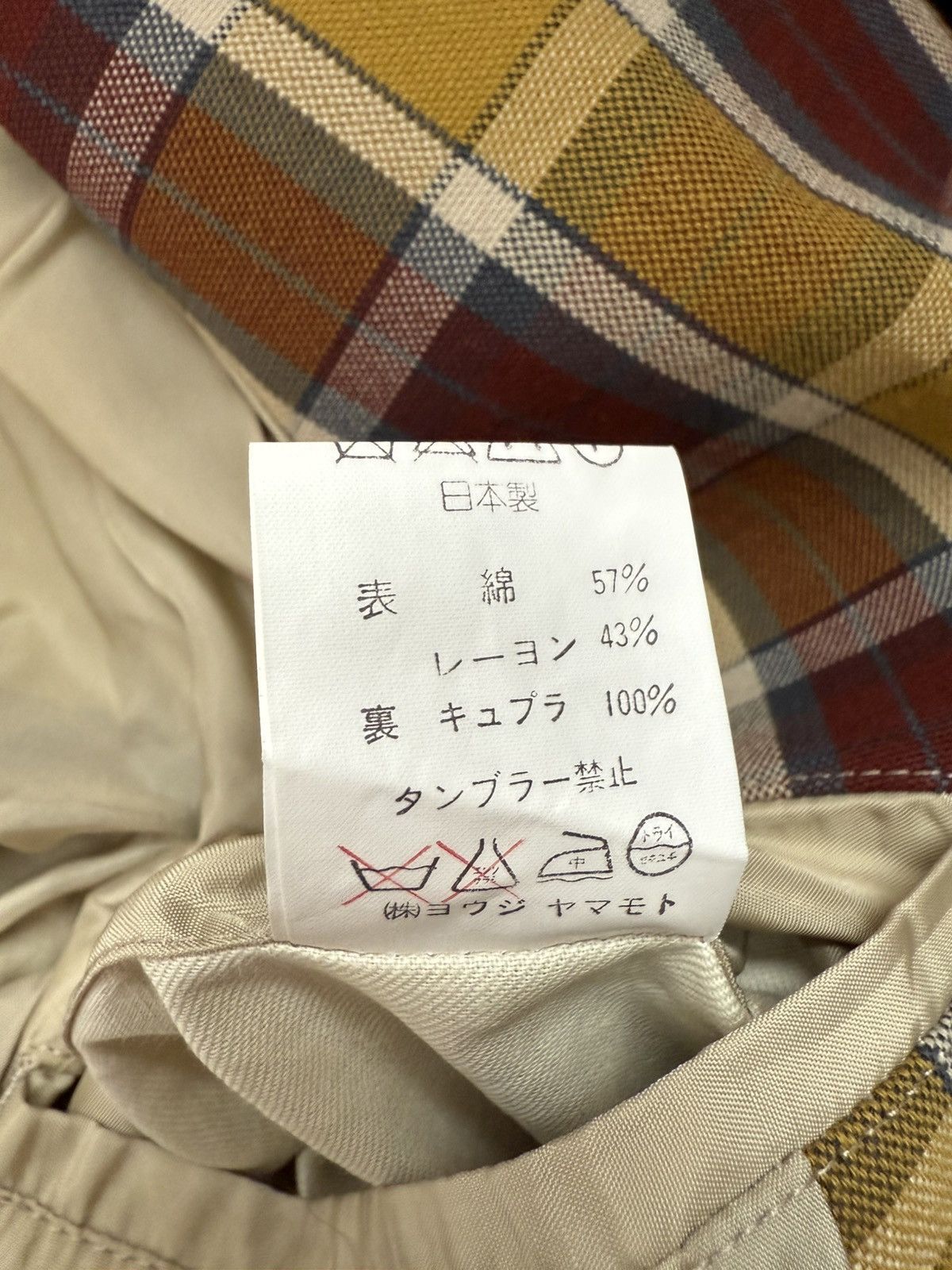 Yohji Yamamoto YOHJI YAMAMOTO Pour Homme oversized plaid suit Size 48S - 6 Thumbnail