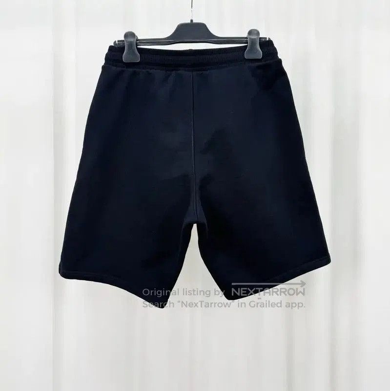 AMI AMI Black Cotton Embroidered Logo Summer Shorts . Size US 26 / EU 42 - 2 Thumbnail