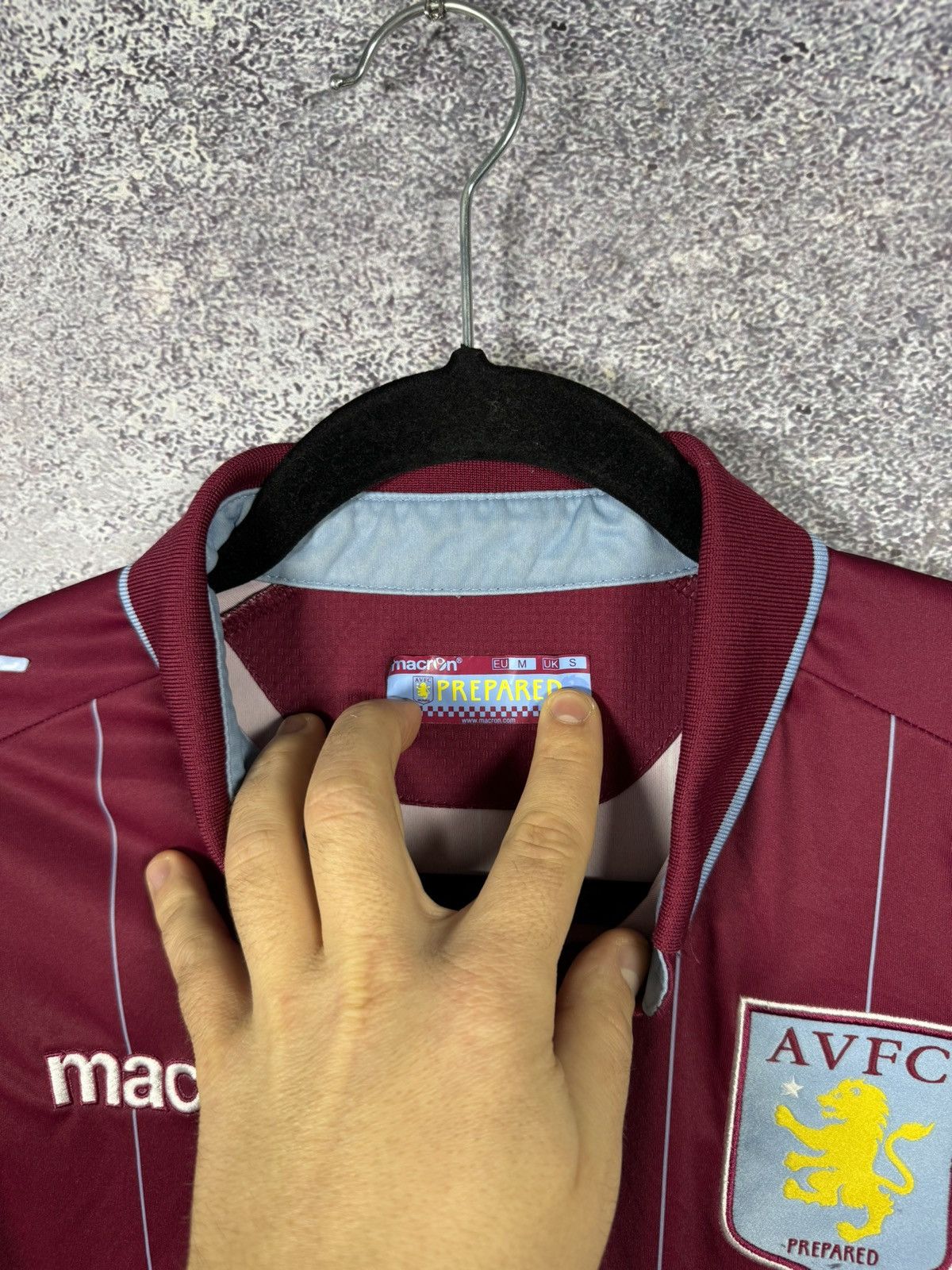 Macron × Vintage Vintage Aston Villa 2014/15 Macron Jersey Blokcore Medium Size US M / EU 48-50 / 2 - 6 Thumbnail