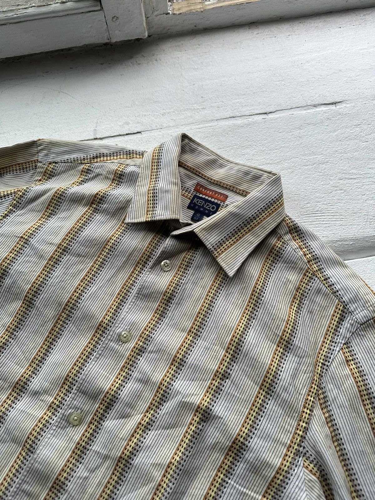 Kenzo 🚨 KENZO HOMME shirts button up Oxford luxury pocket rare Size US M / EU 48-50 / 2 - 3 Thumbnail