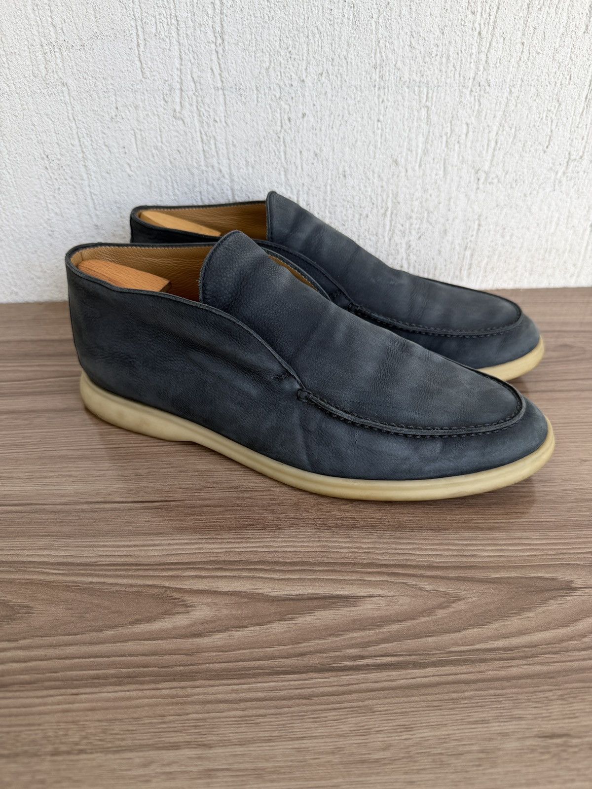 Loro Piana open walk leather loafers Size US 10 / EU 43 - 2 Thumbnail