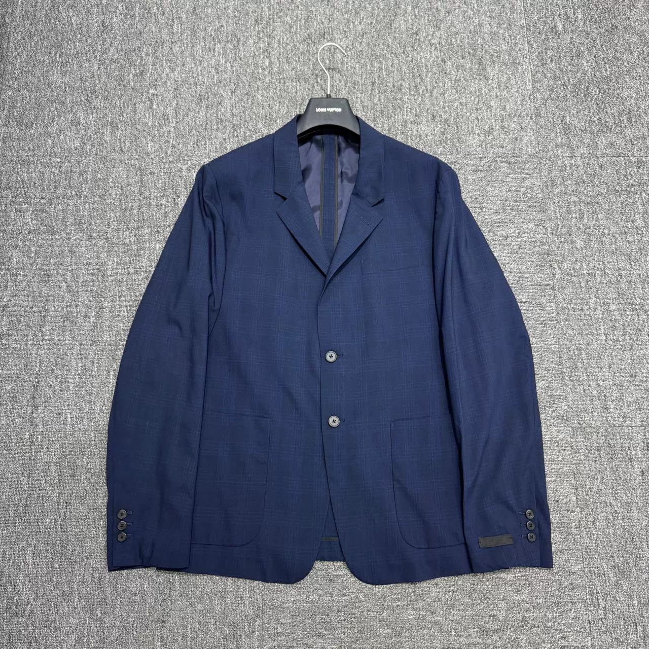 Prada Prada Blue Striped Blazer Size US L / EU 52-54 / 3 - 1 Thumbnail