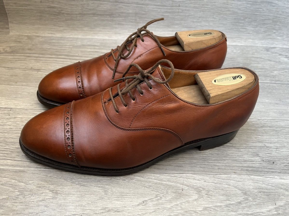 John Lobb John lobb cap-toe oxford brown leather shoes uk 7EE Size US 8 / EU 41 - 5 Thumbnail