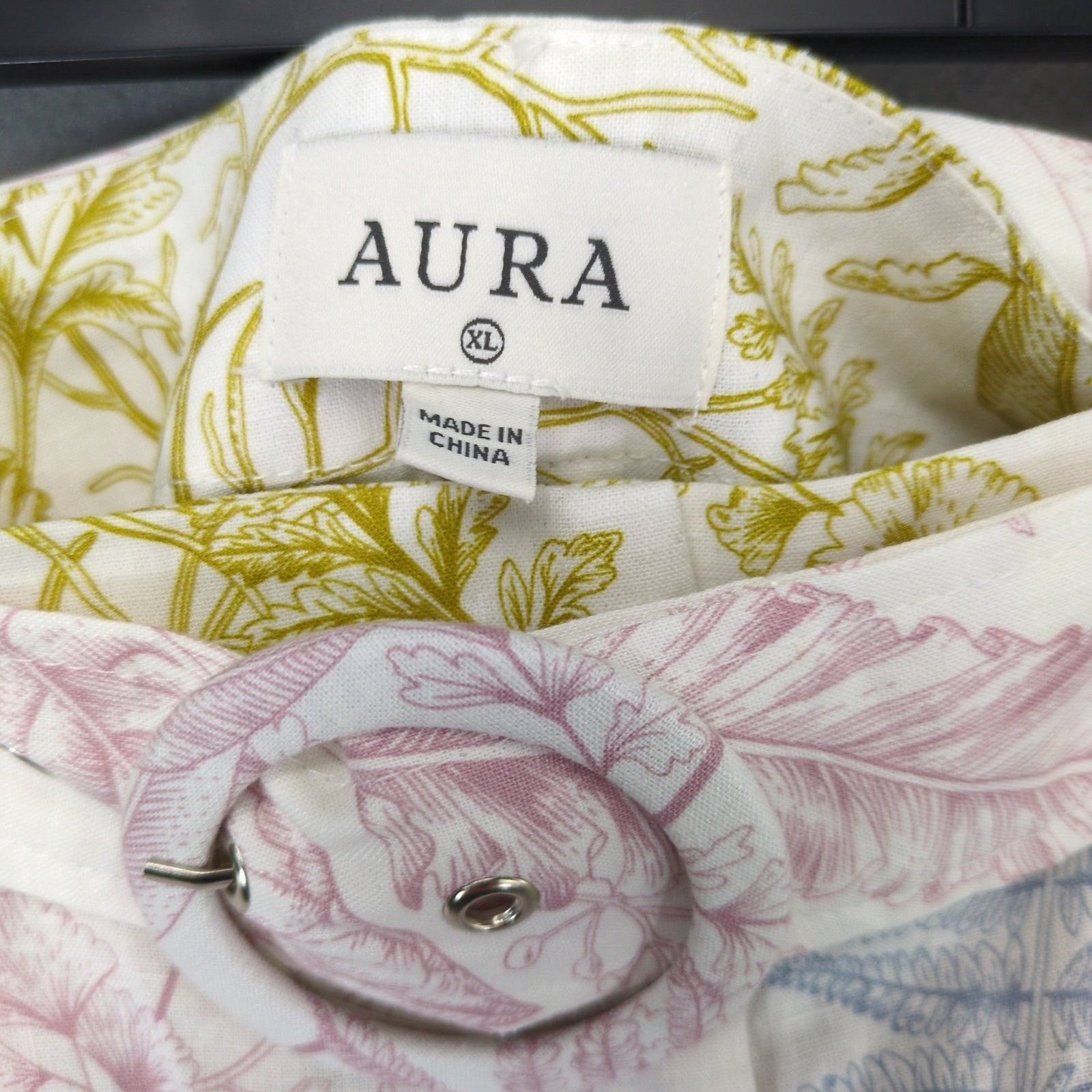 Other NWT Aura Women's XL Multicolor Floral Print Shorts Size 34" / US 12 / IT 48 - 3 Thumbnail