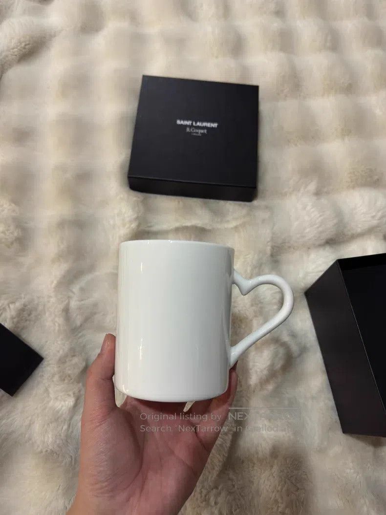 Saint Laurent Paris Saint Laurent Paris Heart Shaped Mug Size ONE SIZE - 9 Thumbnail