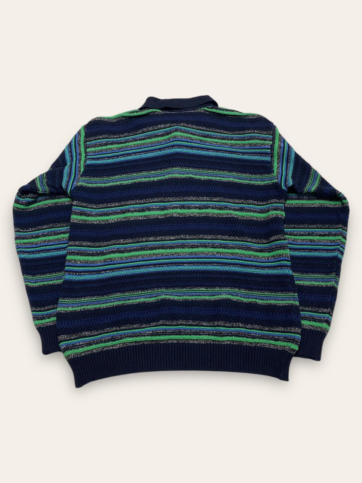 Vintage 90s Vintage Multi Coloured 3D Cable Knit Sweater Grunge Size US M / EU 48-50 / 2 - 6 Thumbnail