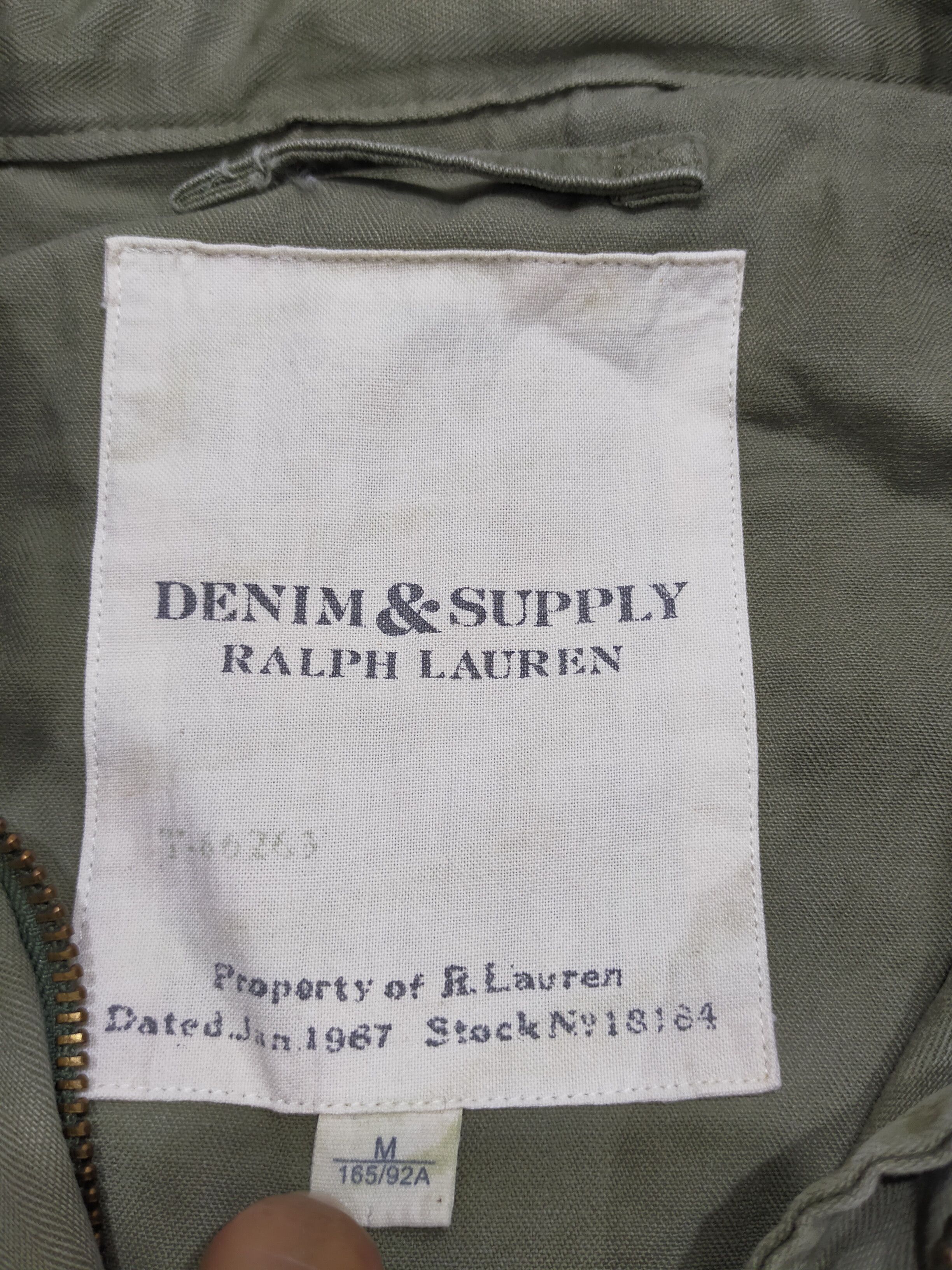 Denim & Supply Ralph Lauren 🔥VINTAGE DENIM SUPPLY MILITARY ARMY AMERICA FLAG Size US M / EU 48-50 / 2 - 13 Thumbnail