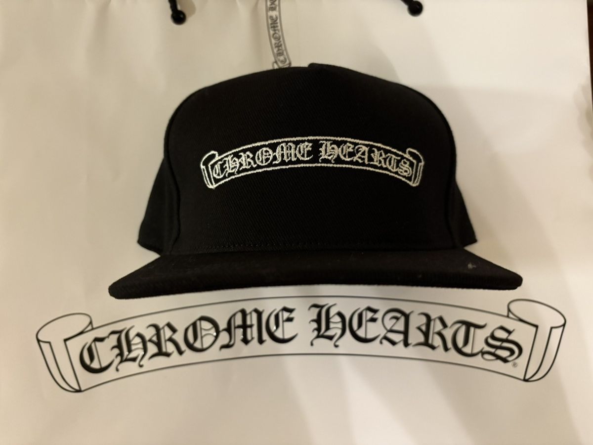 Chrome Hearts Chrome hearts denim scroll logo hat Size ONE SIZE - 1 Thumbnail