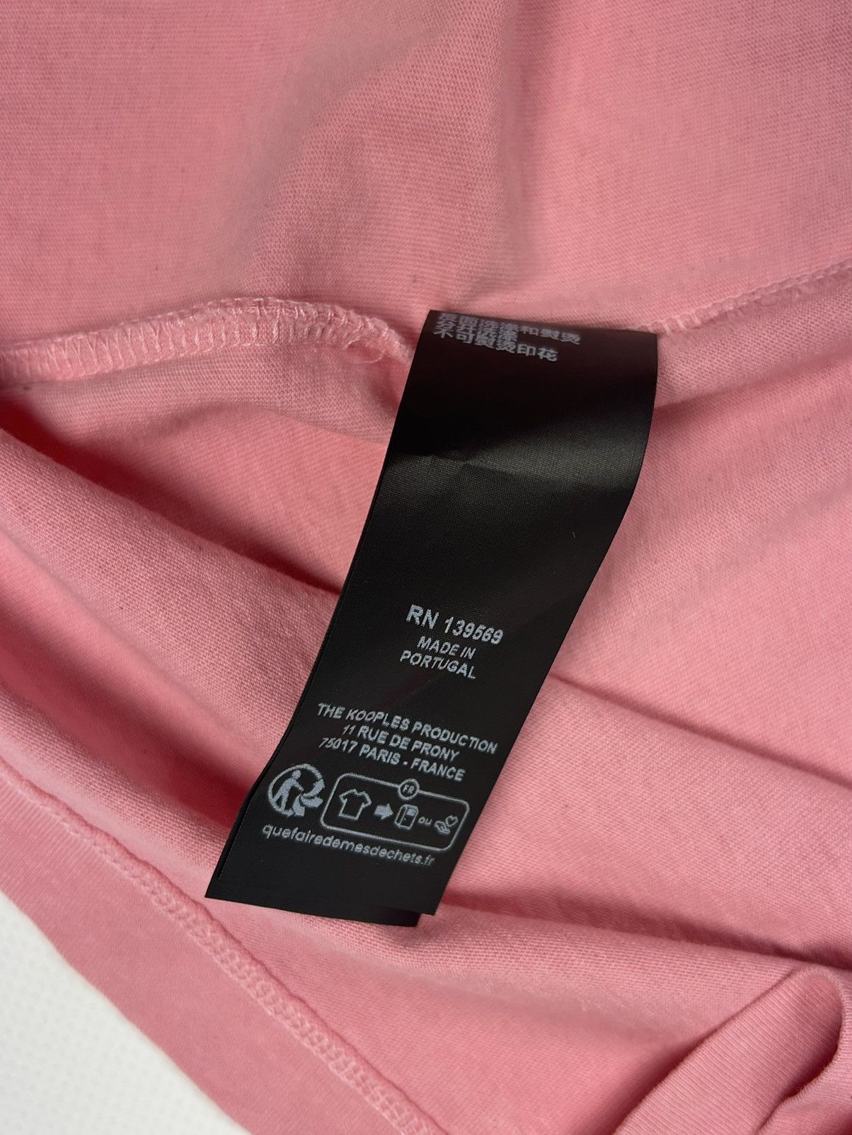 The Kooples Y2k The Kooples Pink Tee Shirt Size US S / EU 44-46 / 1 - 10 Thumbnail