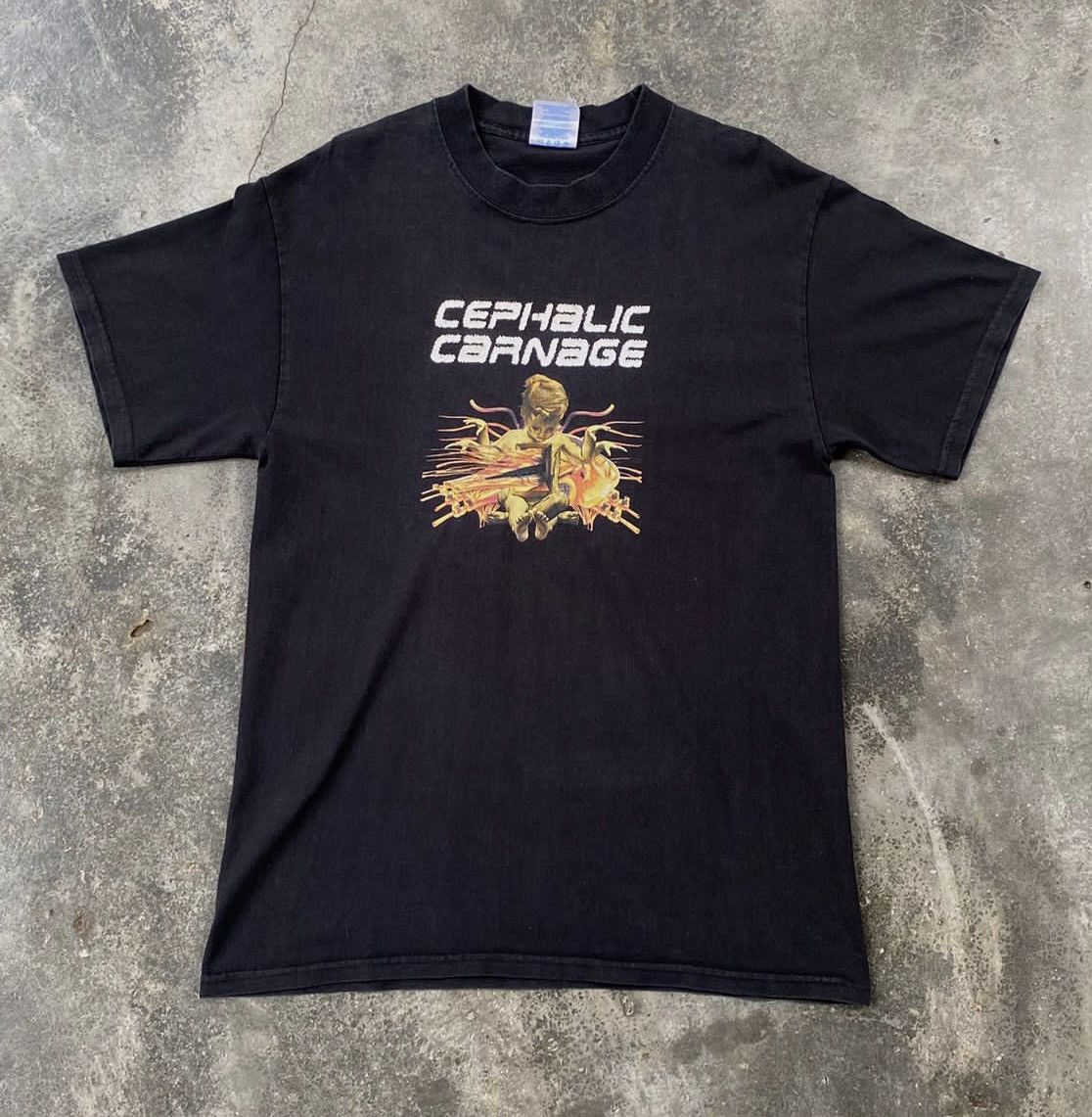 Vintage Cephalic Carnage Metal Band Tees