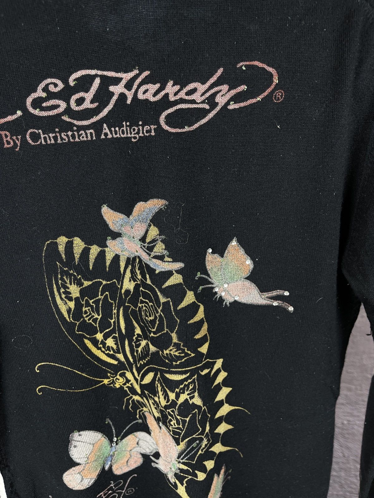 Christian Audigier Ed Hardy by Christian Audigier Butterfly print hoodie Size S / US 4 / IT 40 - 17 Thumbnail