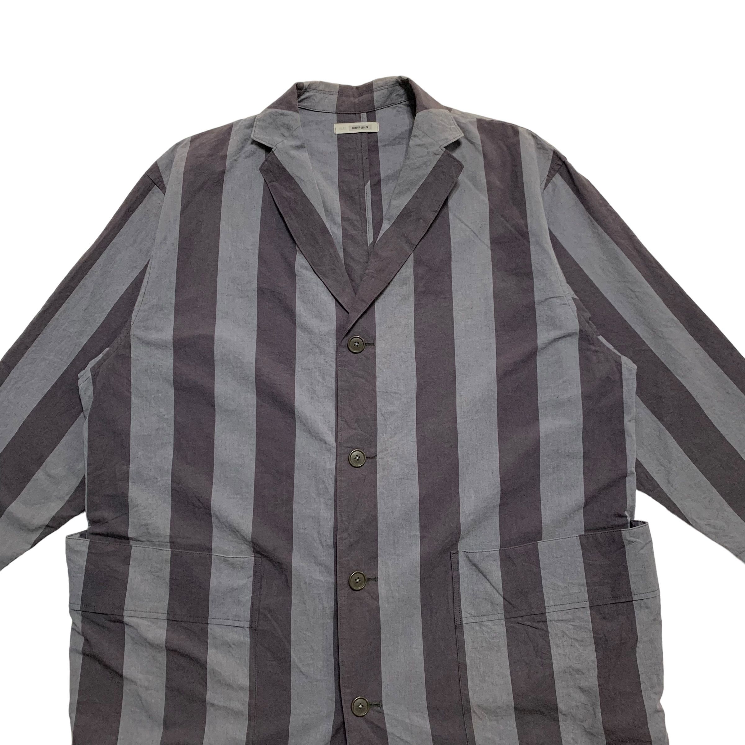 Robert Geller Hare Robert Geller Stripe Overcoat Size US S / EU 44-46 / 1 - 3 Thumbnail