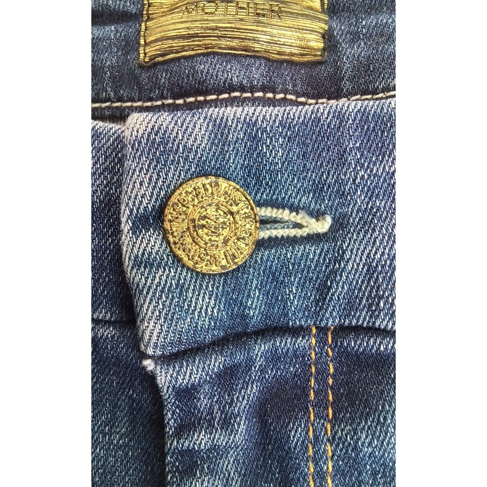 MOTHER Mother Looker Ankle Fray Jean Women's 29" High Waist Size 29" - 5 Thumbnail