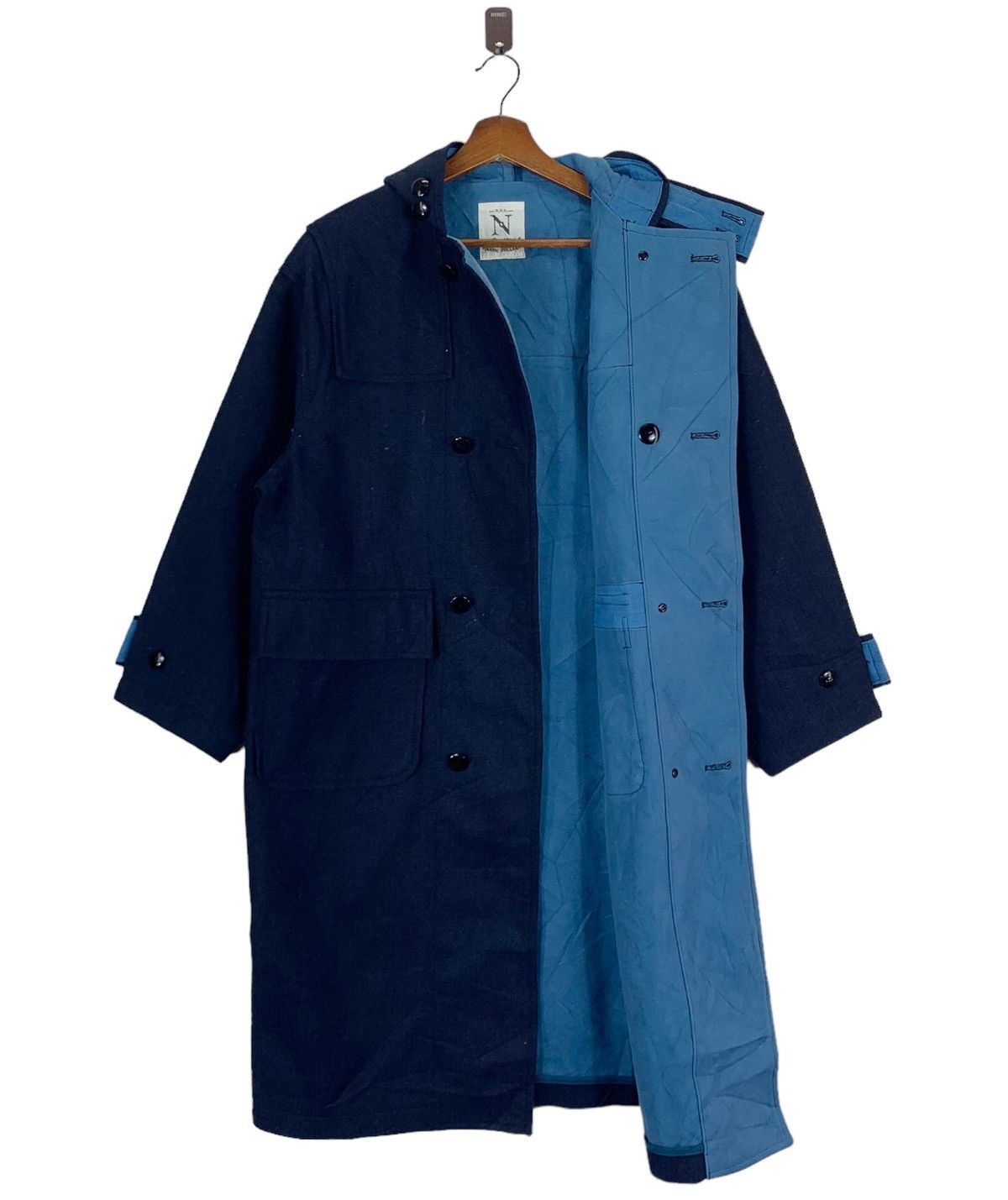 Japanese Brand × Vintage VINTAGE RNA DUFFLE COAT HOODIE JACKET Size US M / EU 48-50 / 2 - 5 Thumbnail