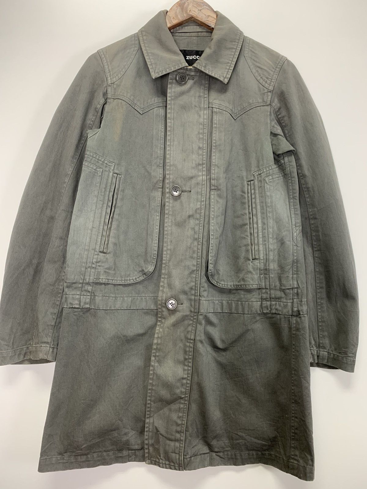 Designer × Issey Miyake × Zucca Vintage Zucca cotton jacket Size US M / EU 48-50 / 2 - 2 Thumbnail