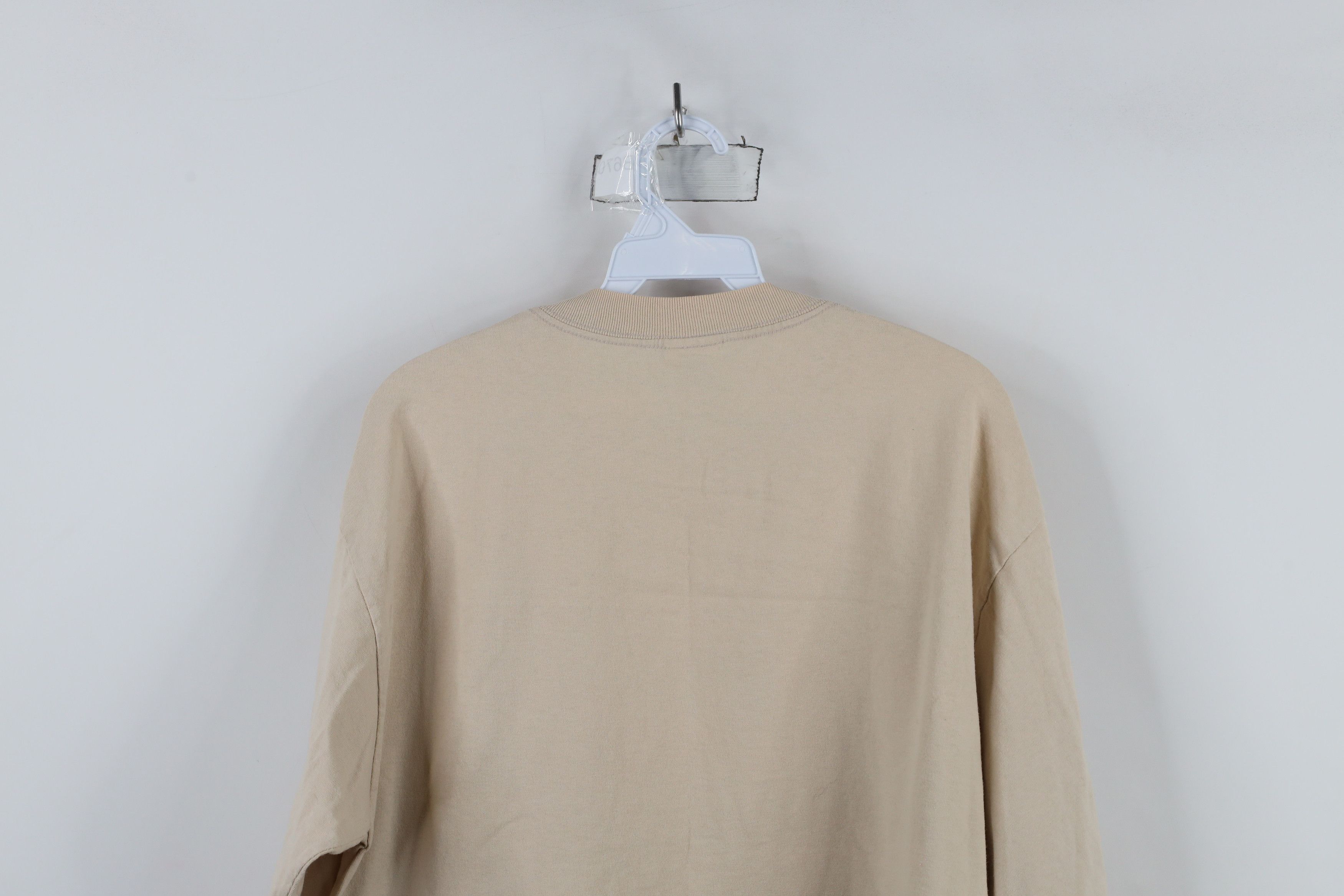 Vintage Vintage 90s Ohio State University Long Sleeve T-Shirt Beige Size US L / EU 52-54 / 3 - 13 Thumbnail
