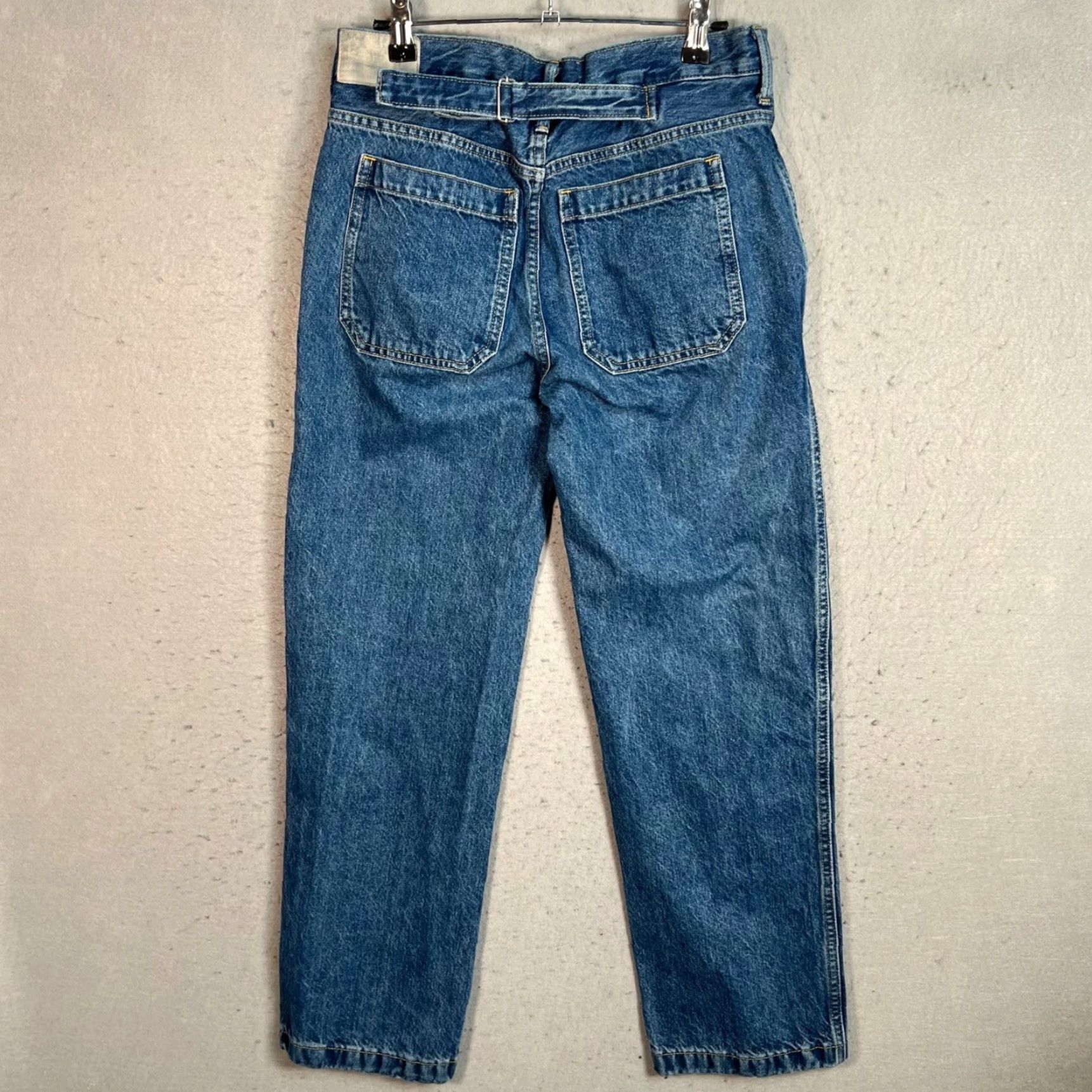 Everlane Everlane The Cinched Utility Jeans High Rise Denim 25 Womens 100% Cotton Jeans Blue Womens Size 26" / US 2 / IT 38 - 2 Thumbnail