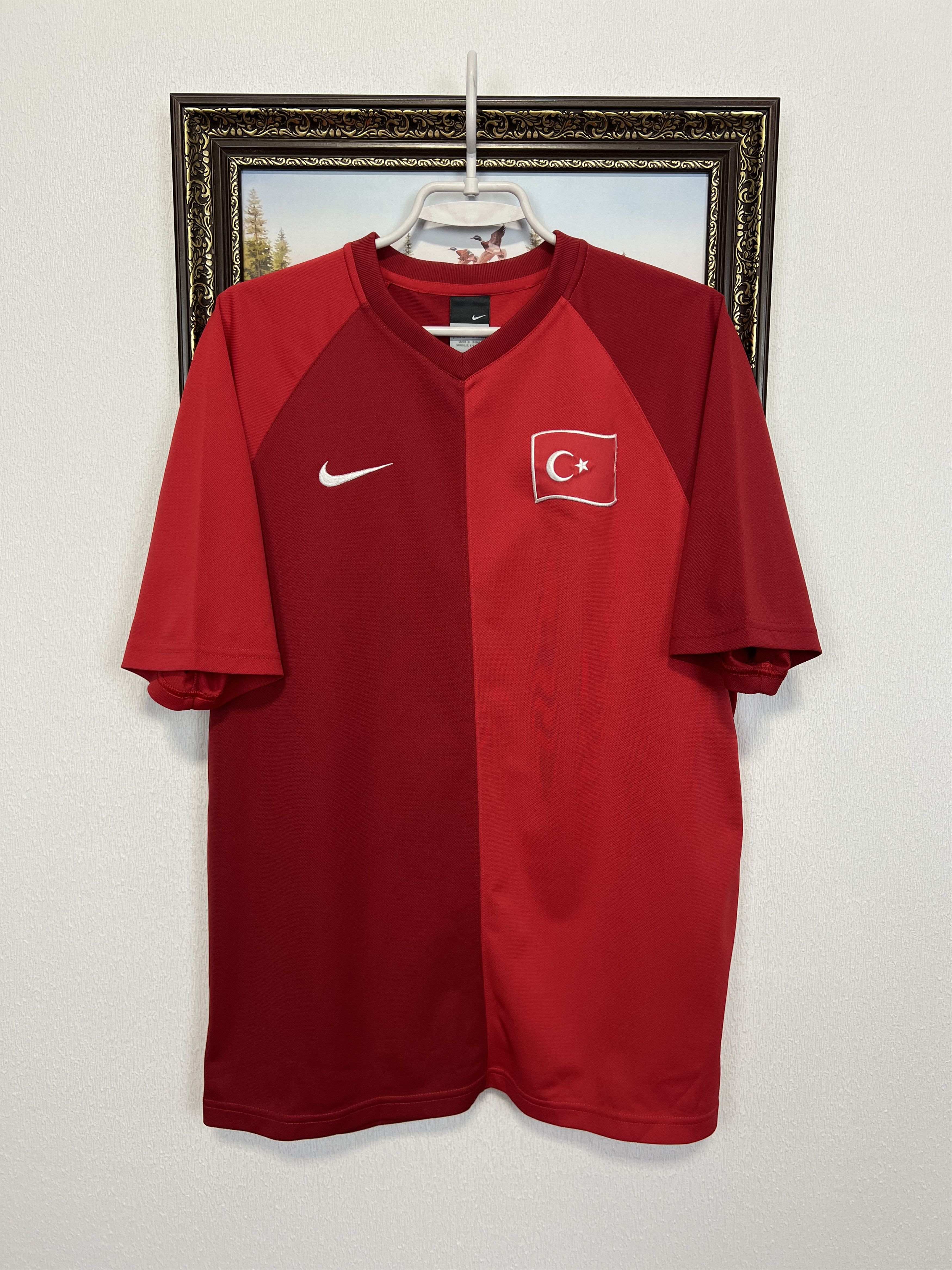 Nike Turkey Home football shirt 2006 Soccer Shirt National Jersey Size US L / EU 52-54 / 3 - 1 Thumbnail