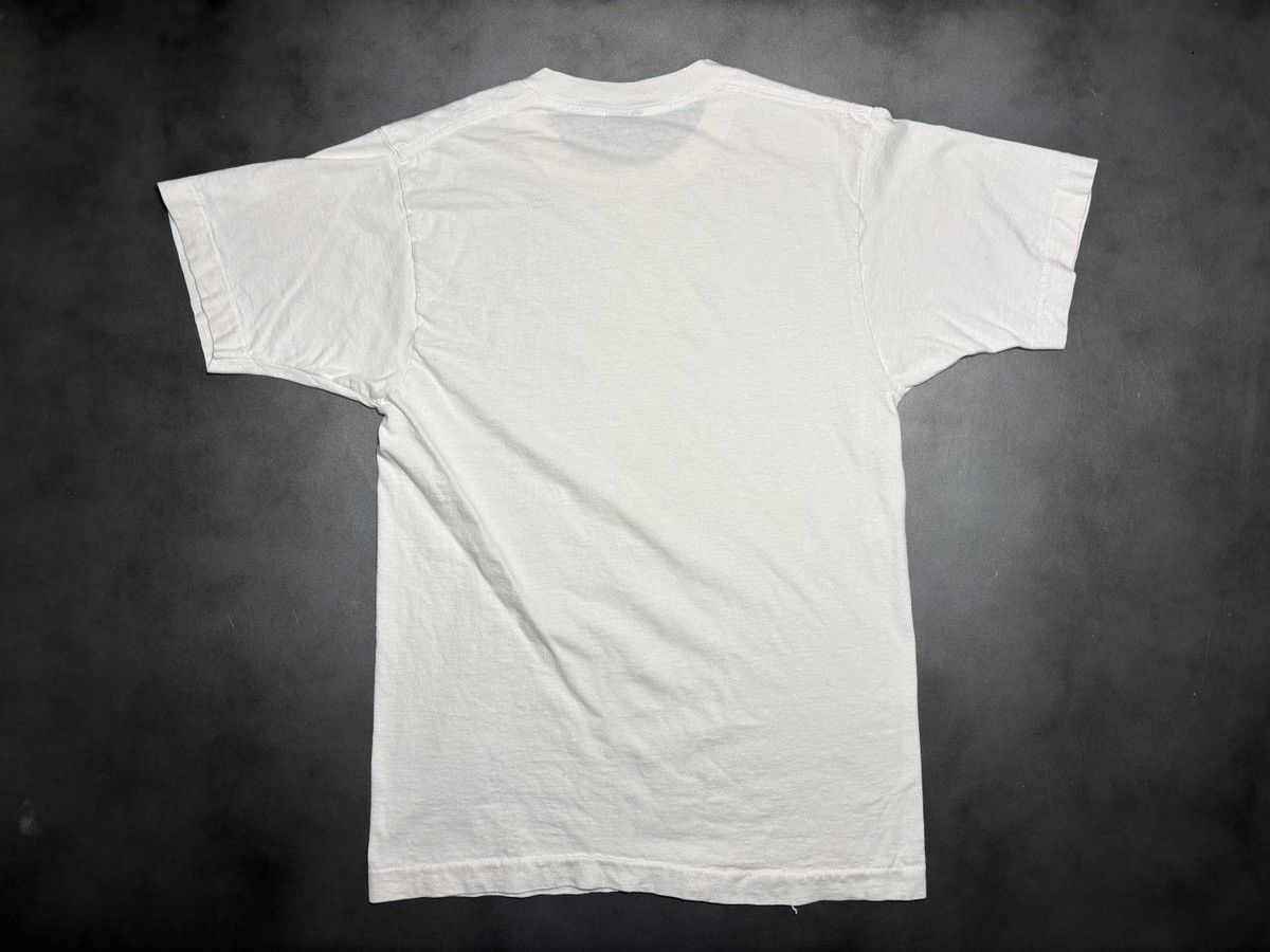 Vintage Vintage Blank Tee 1980s BVD White T-Shirt Made in USA 80s Size US S / EU 44-46 / 1 - 8 Thumbnail