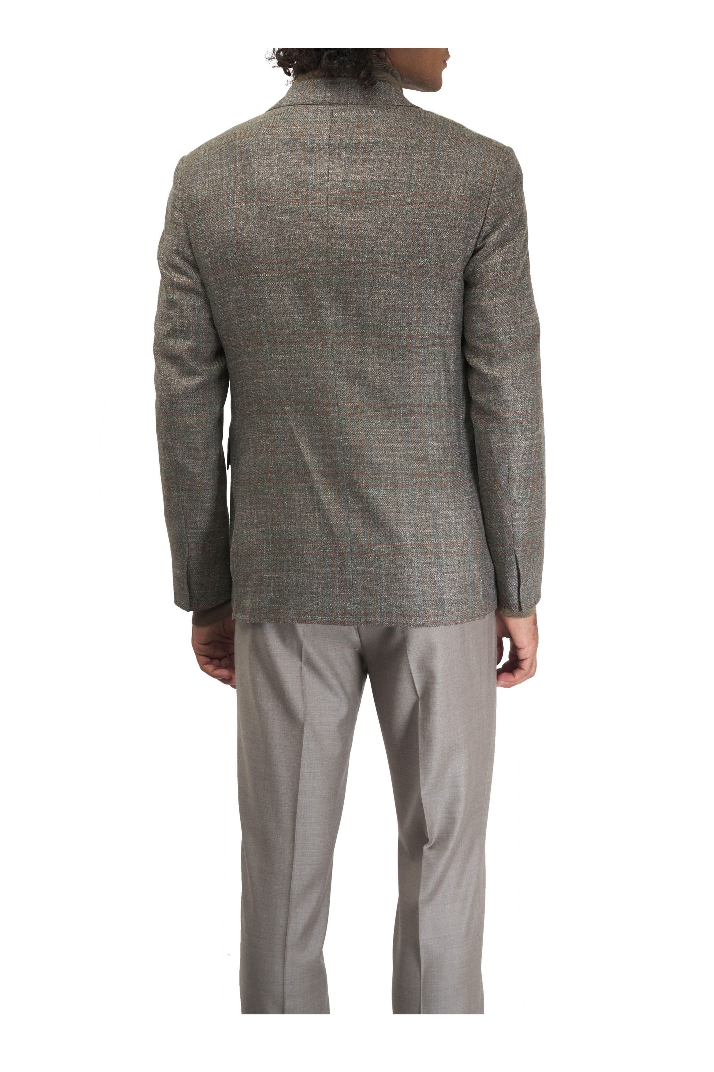 Z Zegna o1mtch0225 Wool Quarter Zip Pullover in Green Size US M / EU 48-50 / 2 - 4 Thumbnail
