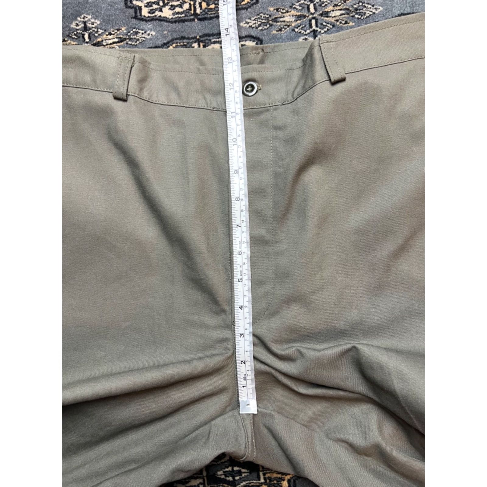 Vintage Seyntex Cargo Pants 38x32 Men Regular Green Size 38 Inseam 32 Pants Size US 38 / EU 54 - 4 Thumbnail