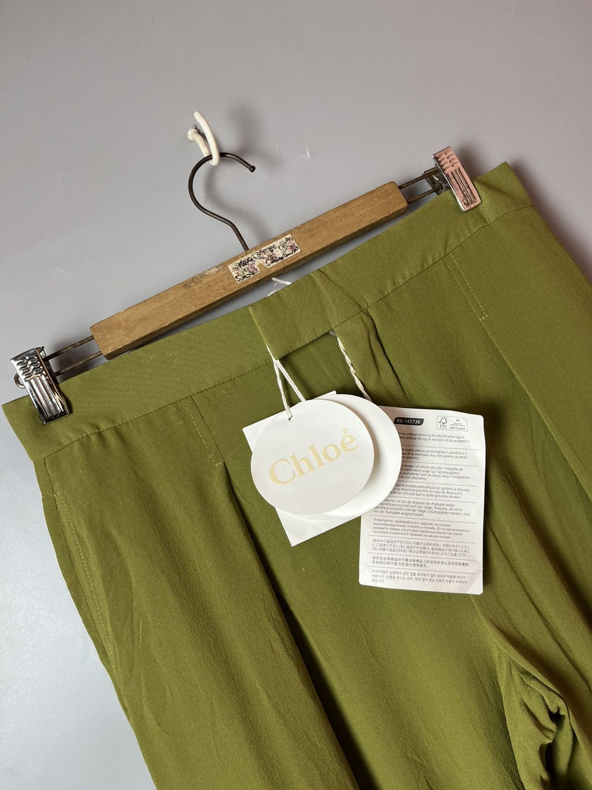 Chloe Chloe silk mesh wide trouser Size 27" / US 4 / IT 40 - 2 Thumbnail