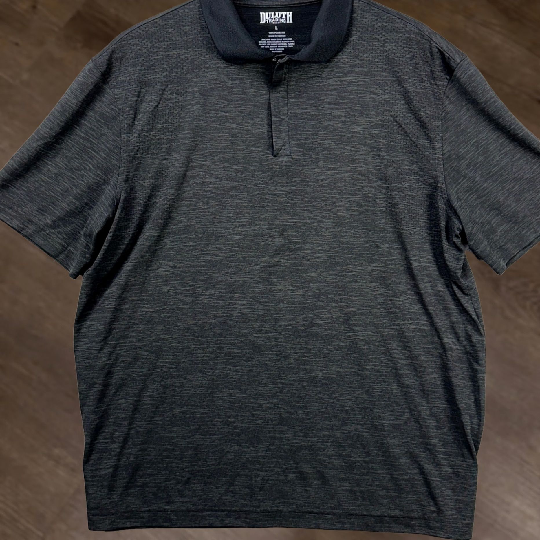 Duluth Trading Company Duluth Trading Co Polo Shirt Men Large Black Short Sleeve Rugby Golf Outdoor Quarter Zip Size US L / EU 52-54 / 3 - 1 Thumbnail