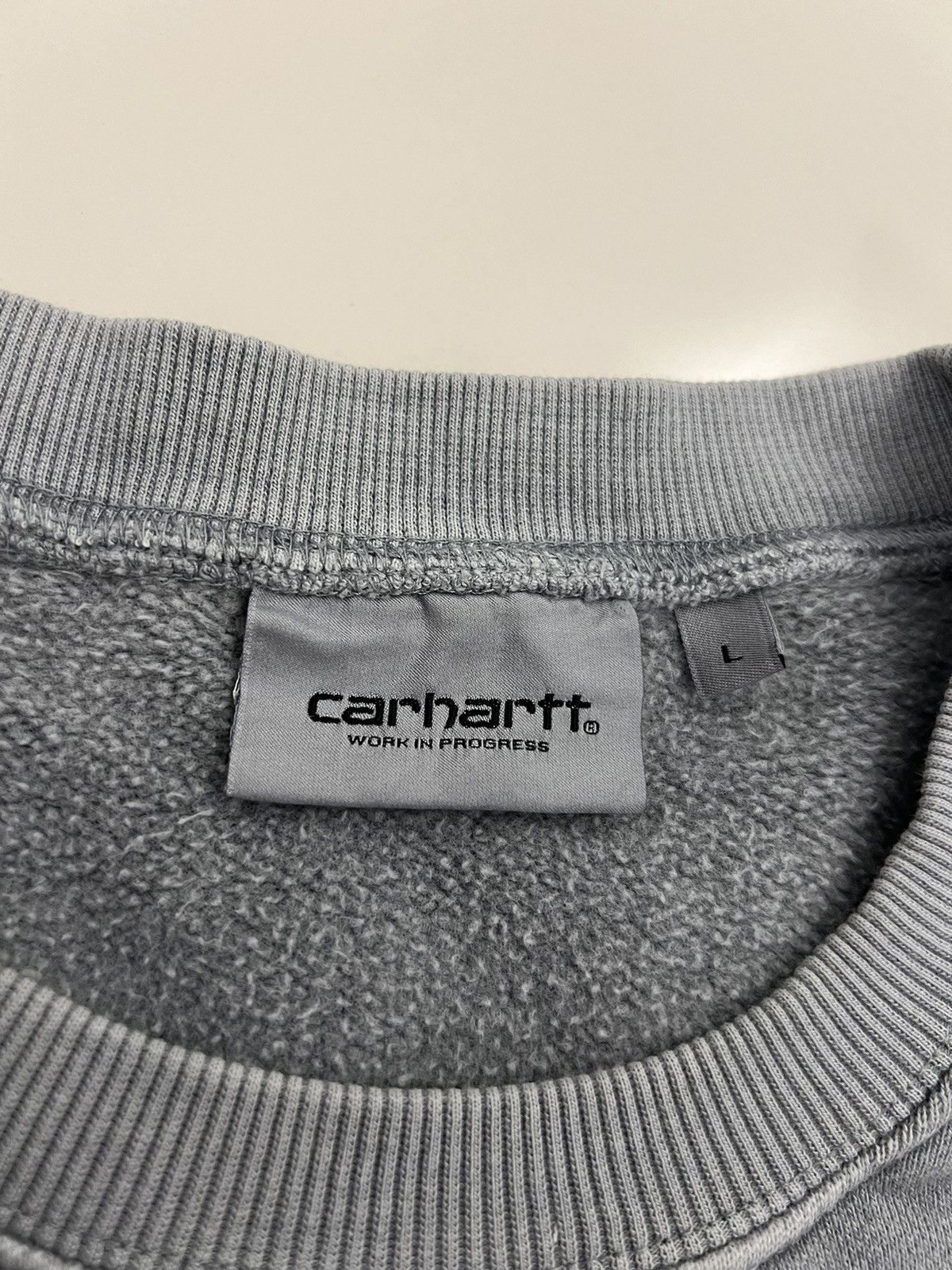 Carhartt Wip Carhartt WIP Vista Dyed Logo Grey Sweatshirt Size US XXL / EU 58 / 5 - 5 Thumbnail