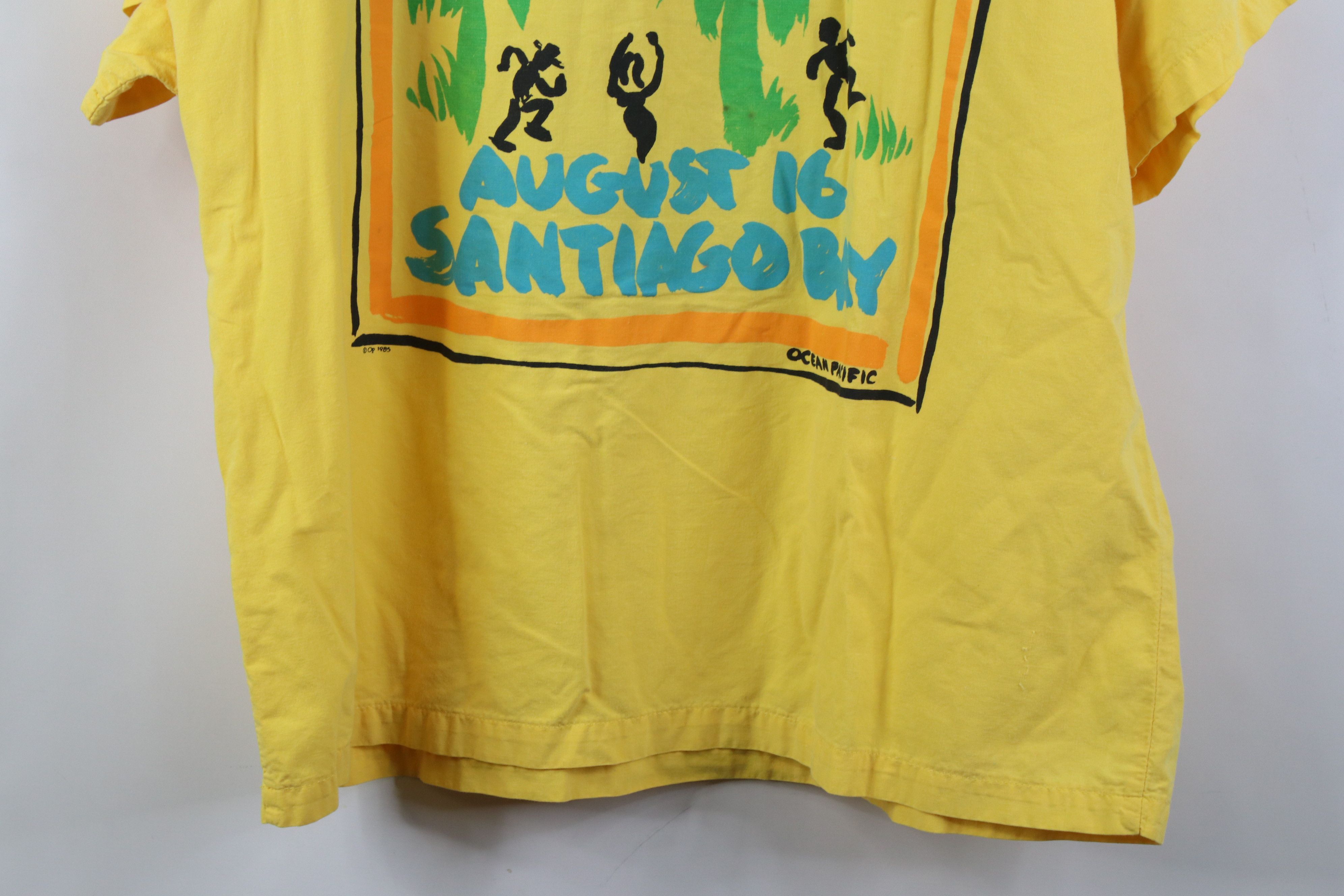 Ocean Pacific Vintage 80s Ocean Pacific Surfers Dance Party T-Shirt USA Size US L / EU 52-54 / 3 - 17 Thumbnail