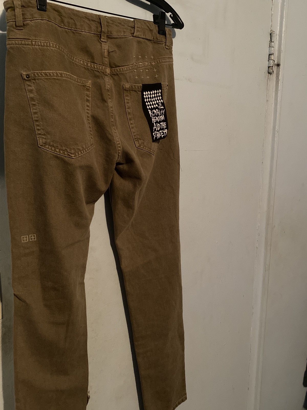 image of Ksubi Khaki Jeans in Beige, Men's (Size 31)