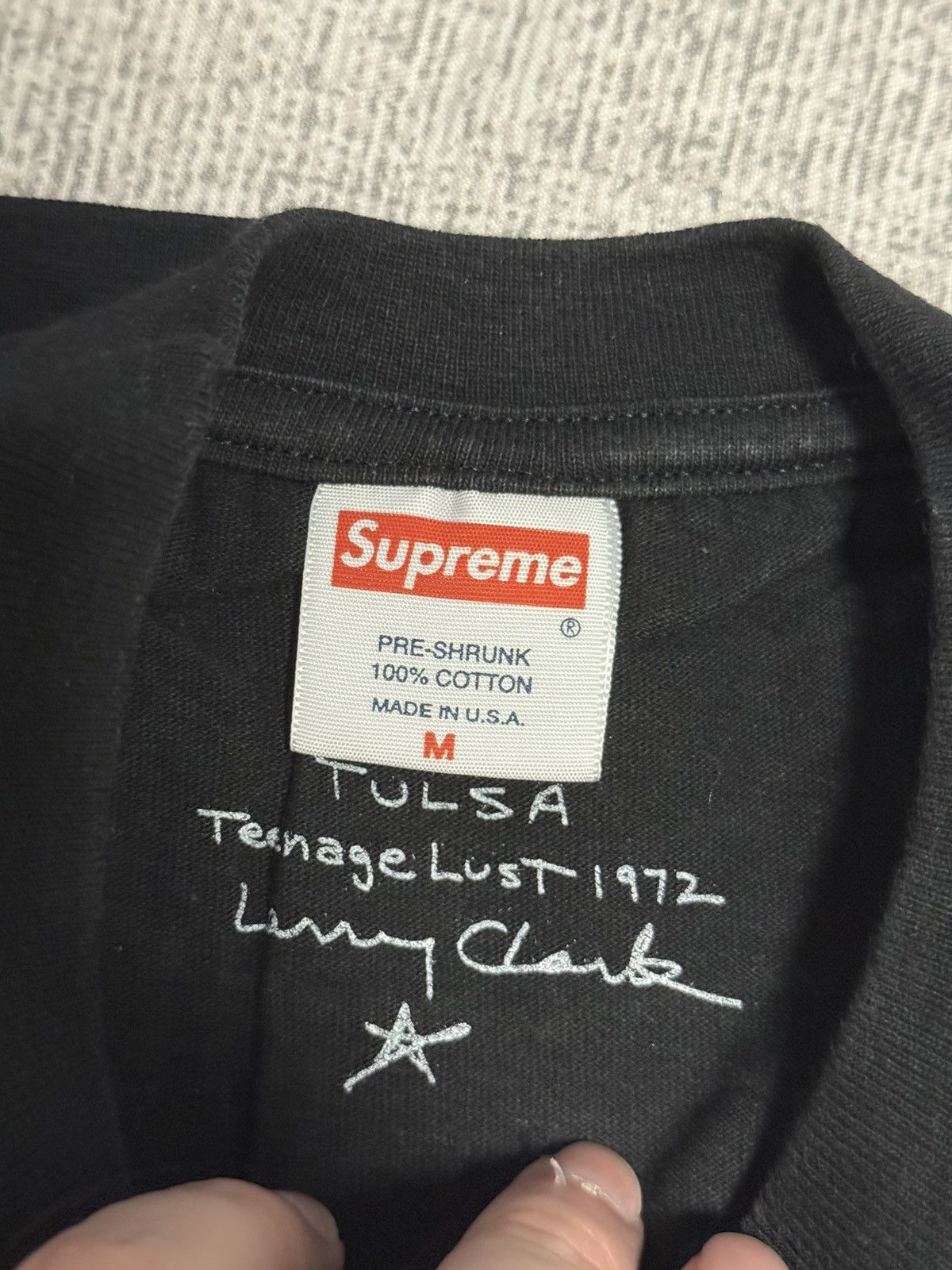 Supreme Supreme 2005 Larry Clark Teenage Lust Tulsa tee T-shirt Size US M / EU 48-50 / 2 - 6 Thumbnail