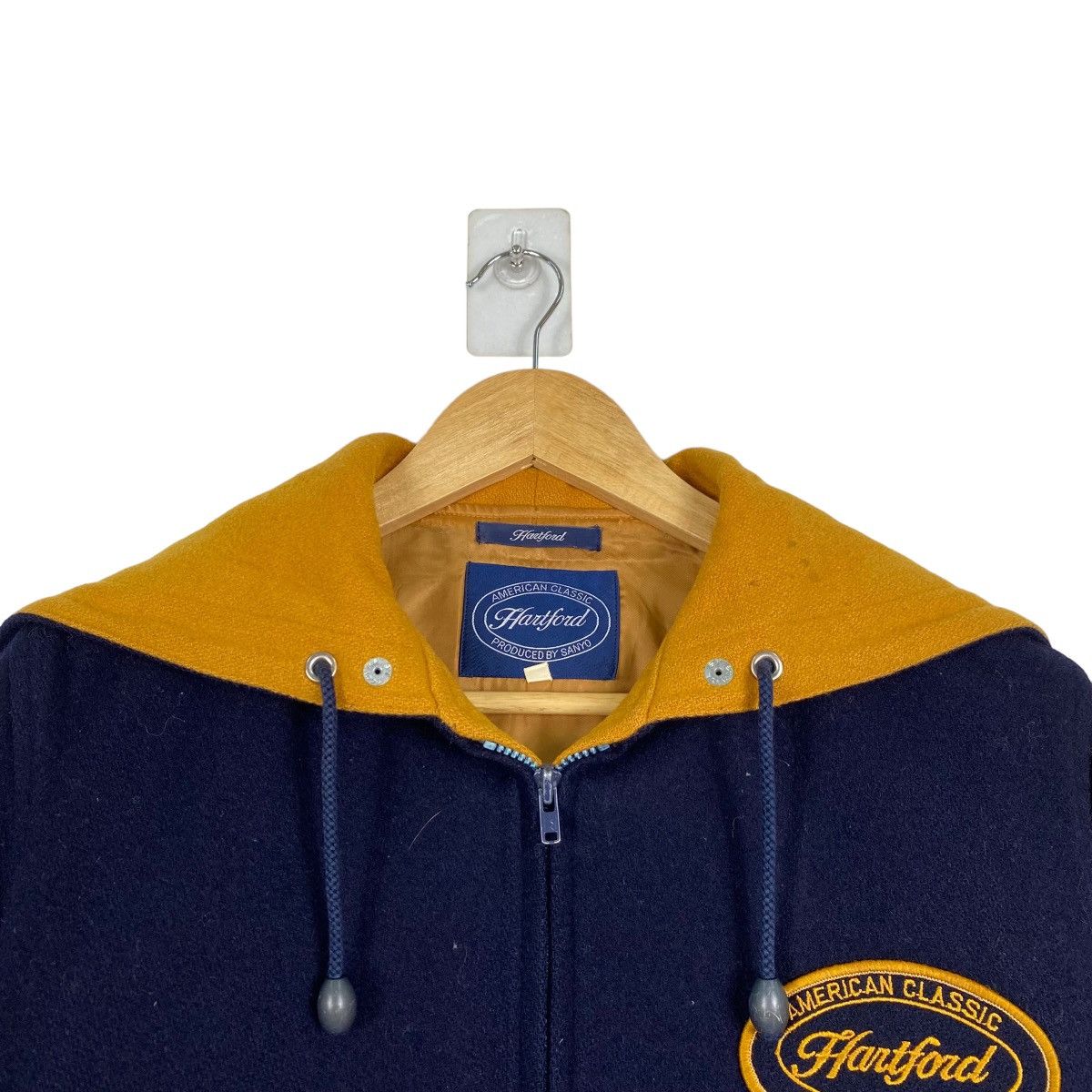 Hartford × Japanese Brand × Vintage Hardford varsity vintage wool jacket Size US M / EU 48-50 / 2 - 4 Thumbnail