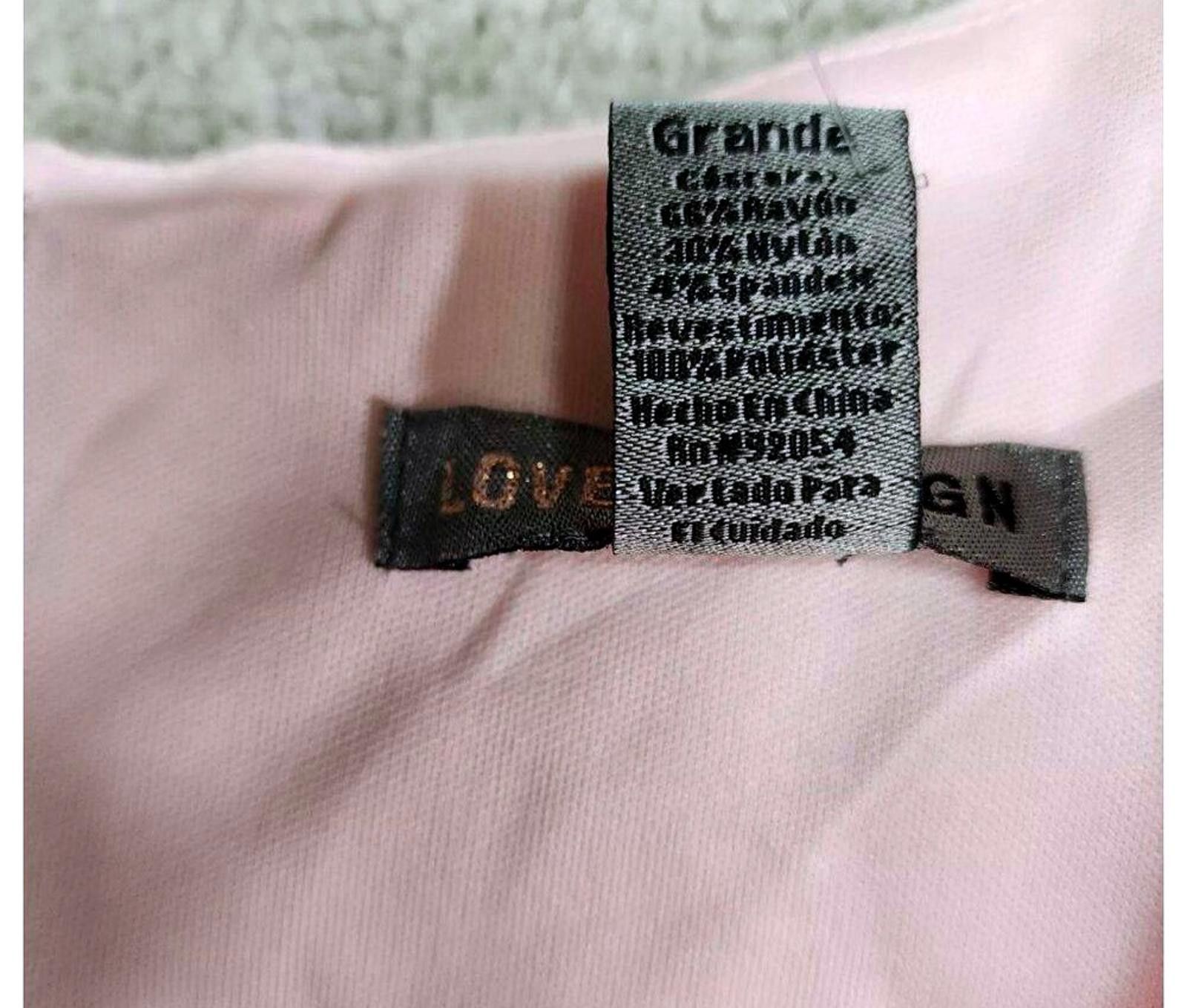 Designer Love X Design Rose Quartz Wrap Fit and Flare Dress Large New Size L / US 10 / IT 46 - 10 Thumbnail