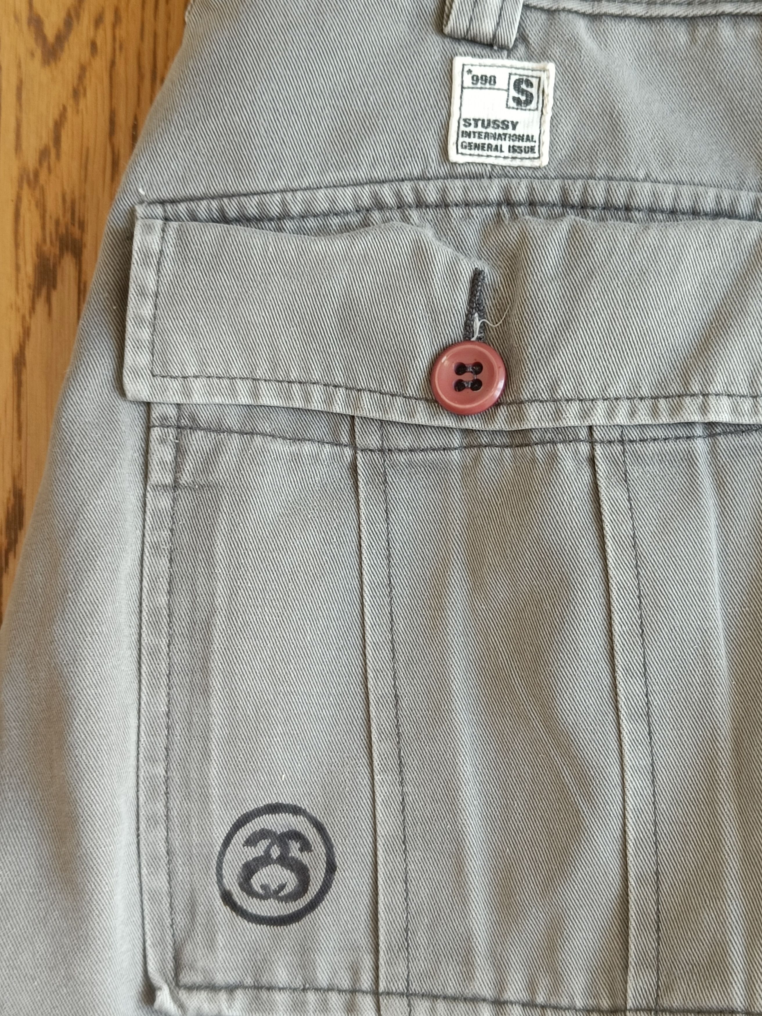 Stussy Stussy vintage grey cargo pants 90' Size 28" / US 6 / IT 42 - 10 Thumbnail