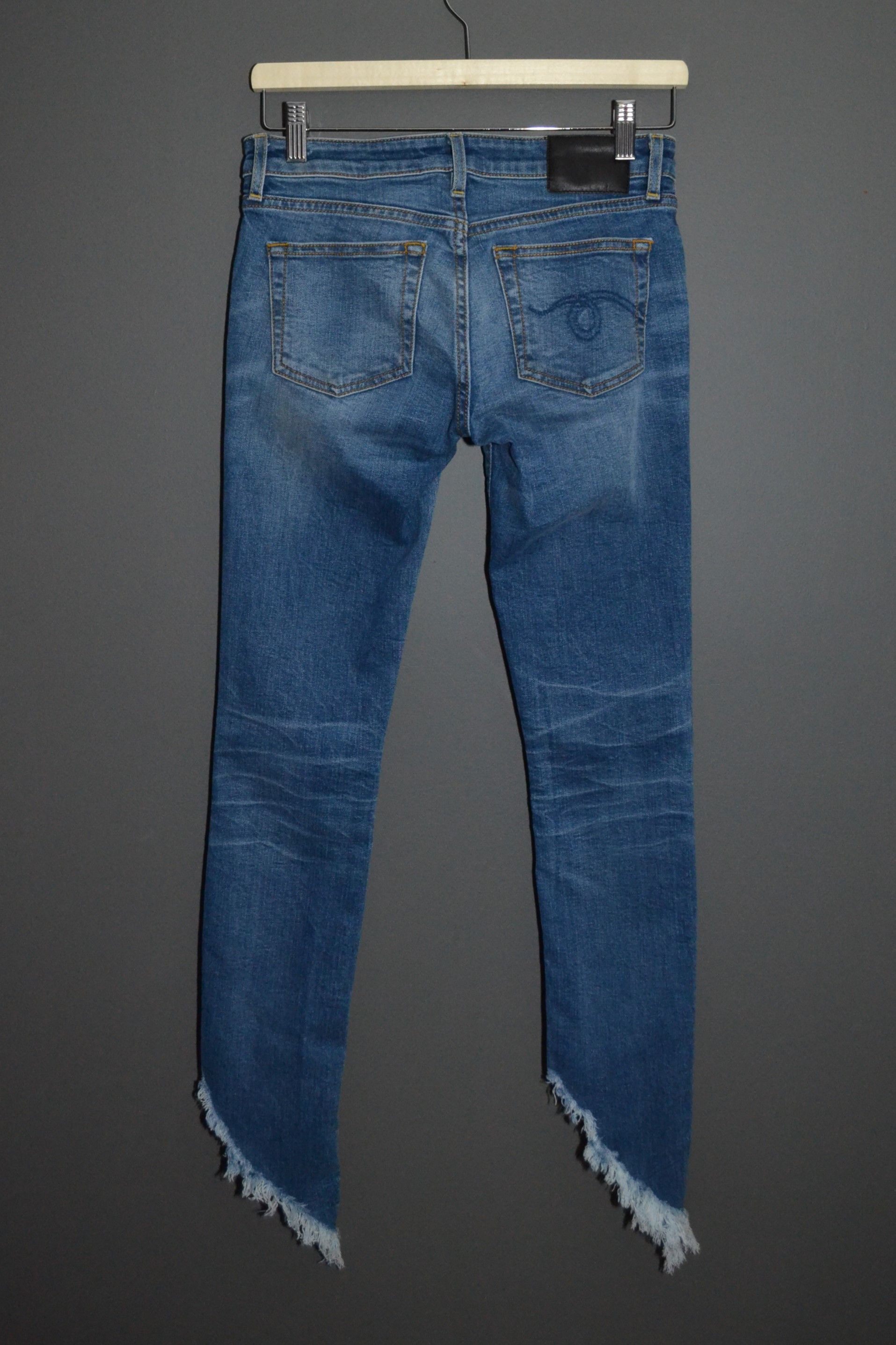 R13 R13 25 Kate Skinny With Angled Hem Size 25" / US 0 / IT 36 - 3 Thumbnail